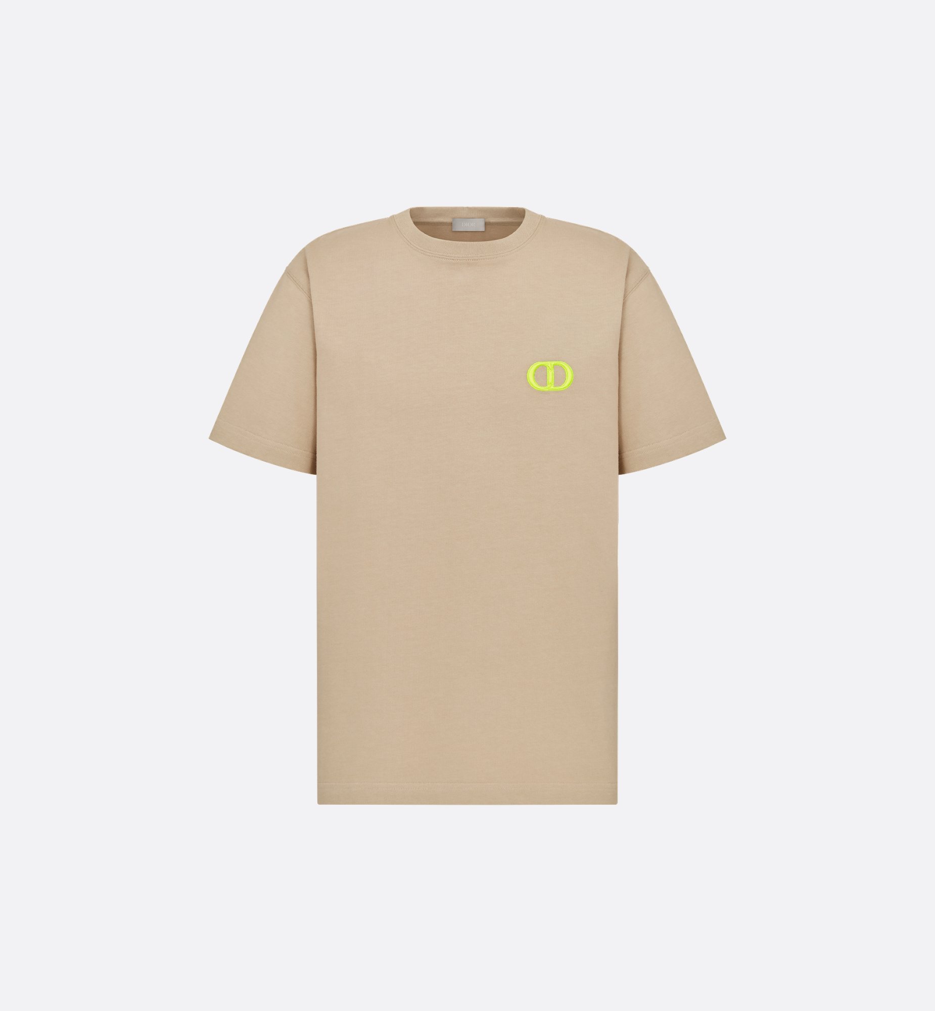 CD Icon T-Shirt, Relaxed Fit Pink Cotton Jersey | DIOR CD Icon T-Shirt, Relaxed Fit Pink Cotton Jersey | DIOR