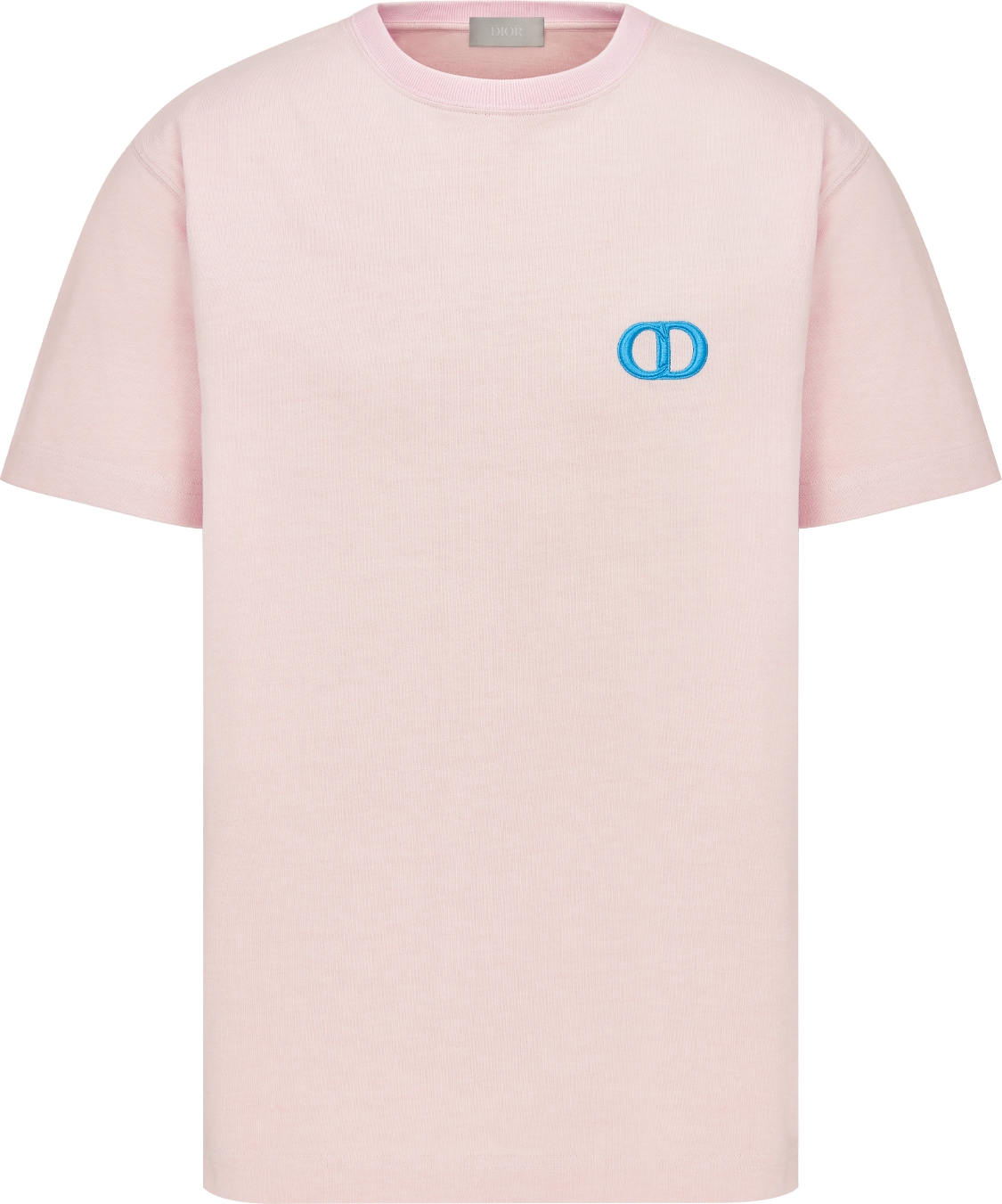 CD Icon T-Shirt, Relaxed Fit Beige Cotton Jersey | DIOR