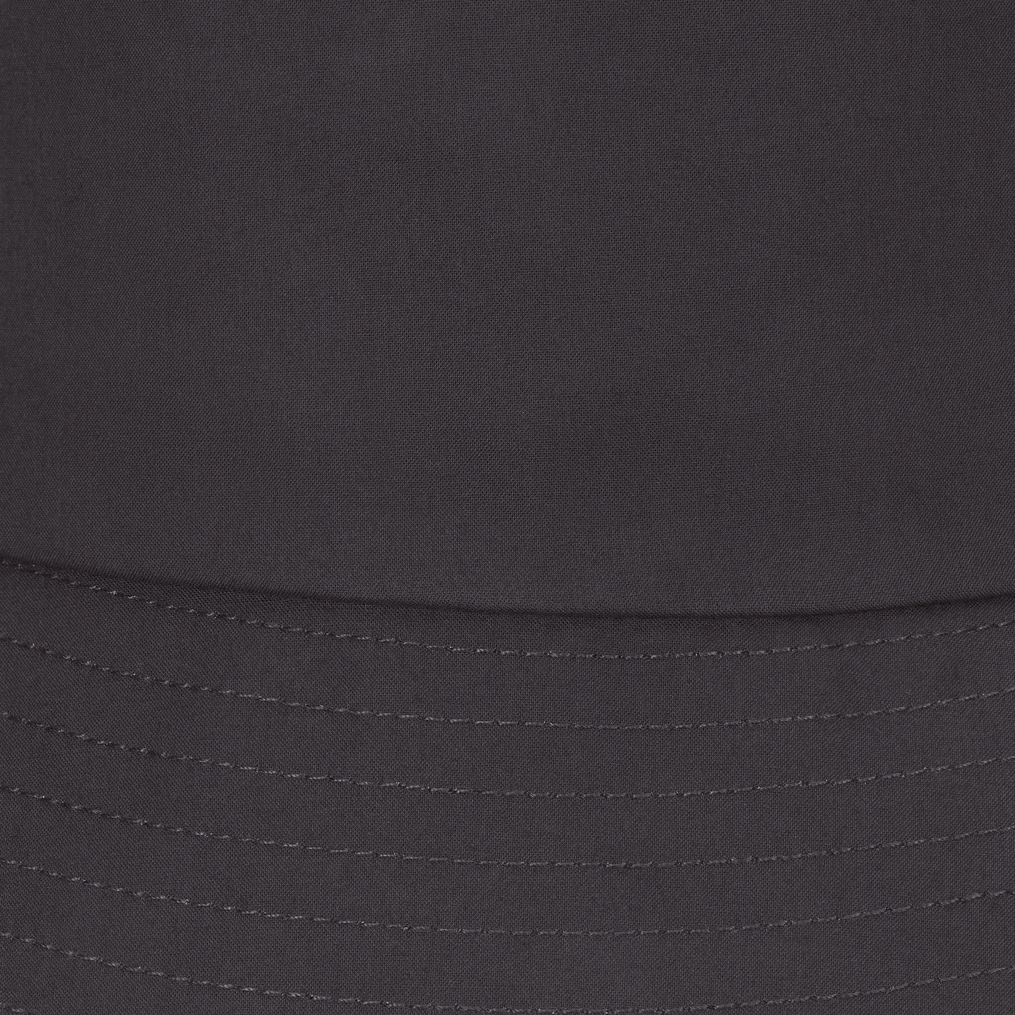 Reversible Teddy-D Small Brim Bucket Hat Black Cotton Blend E09