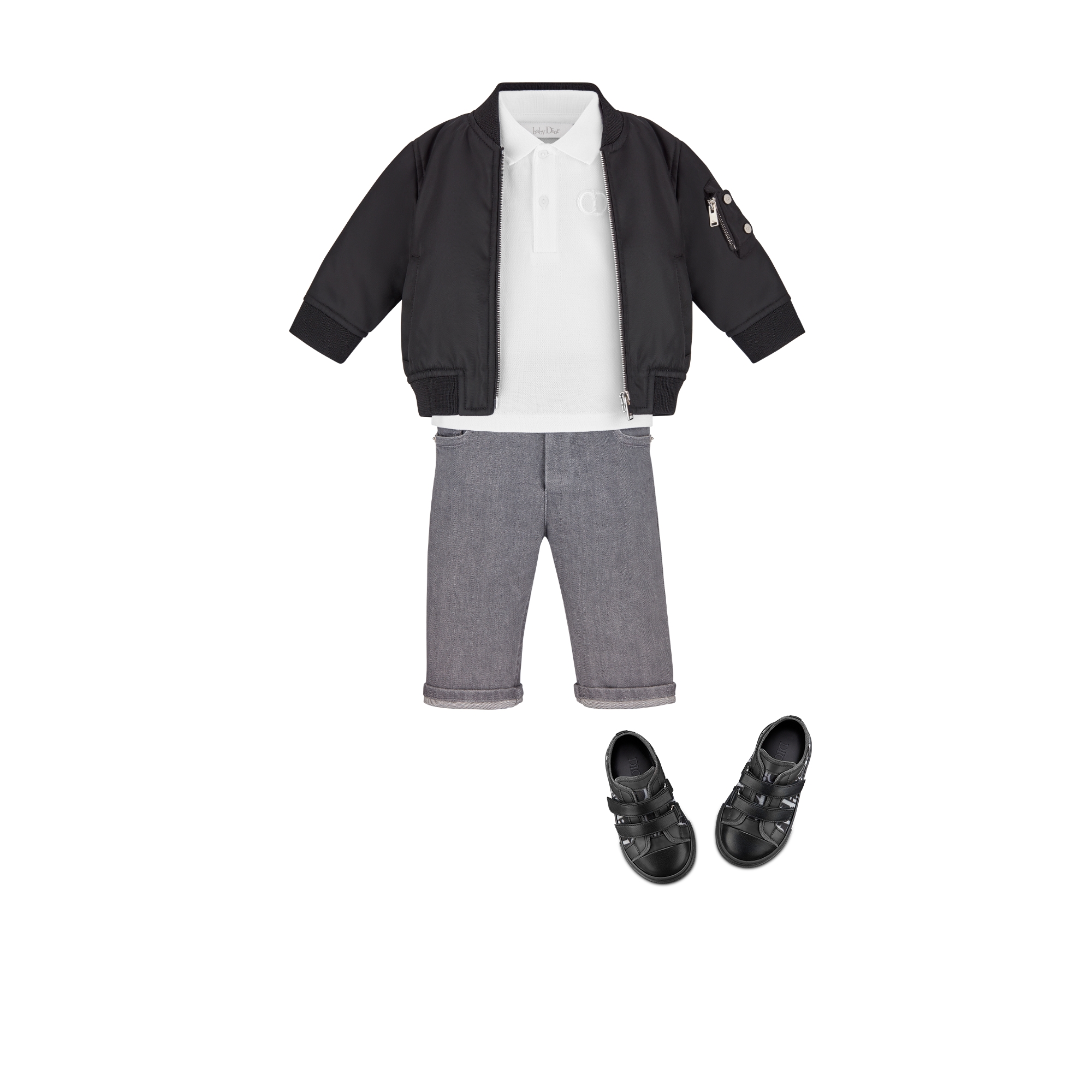 Baby Jeans Gray Cotton Denim E13