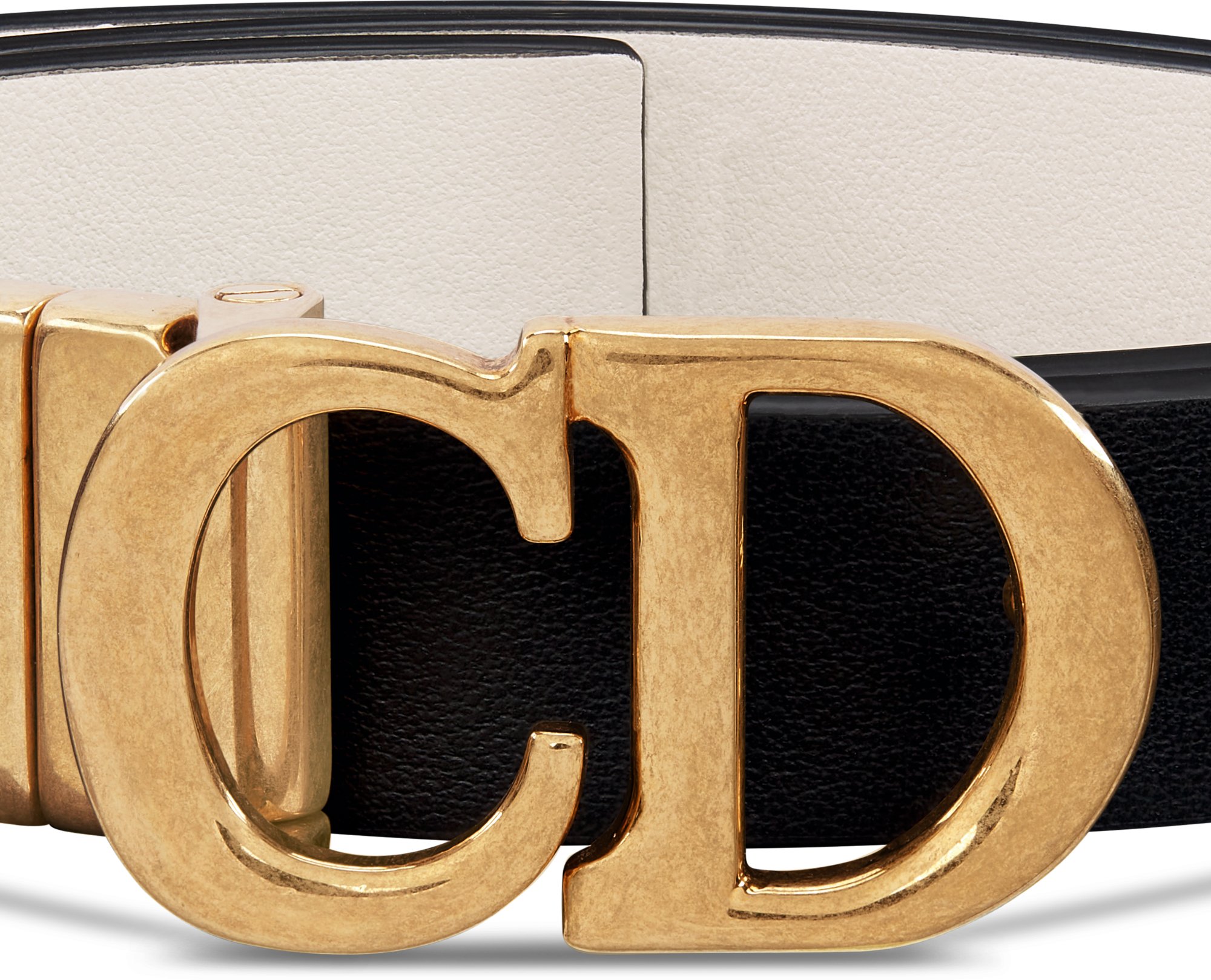 Reversible Saddle Belt Black and Latte Smooth Calfskin, 20