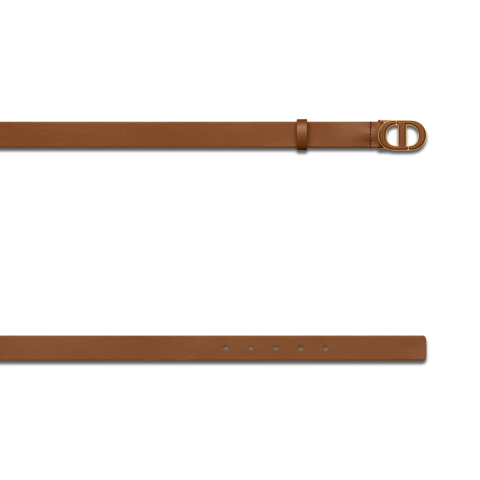 30 Montaigne Belt Brown Smooth Calfskin, 25 MM E06