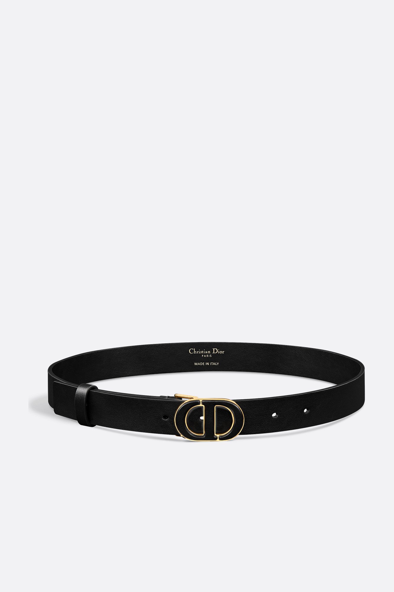 30 Montaigne Belt Black Smooth Calfskin, 25 MM | DIOR 30 Montaigne Belt Black Smooth Calfskin, 25 MM | DIOR