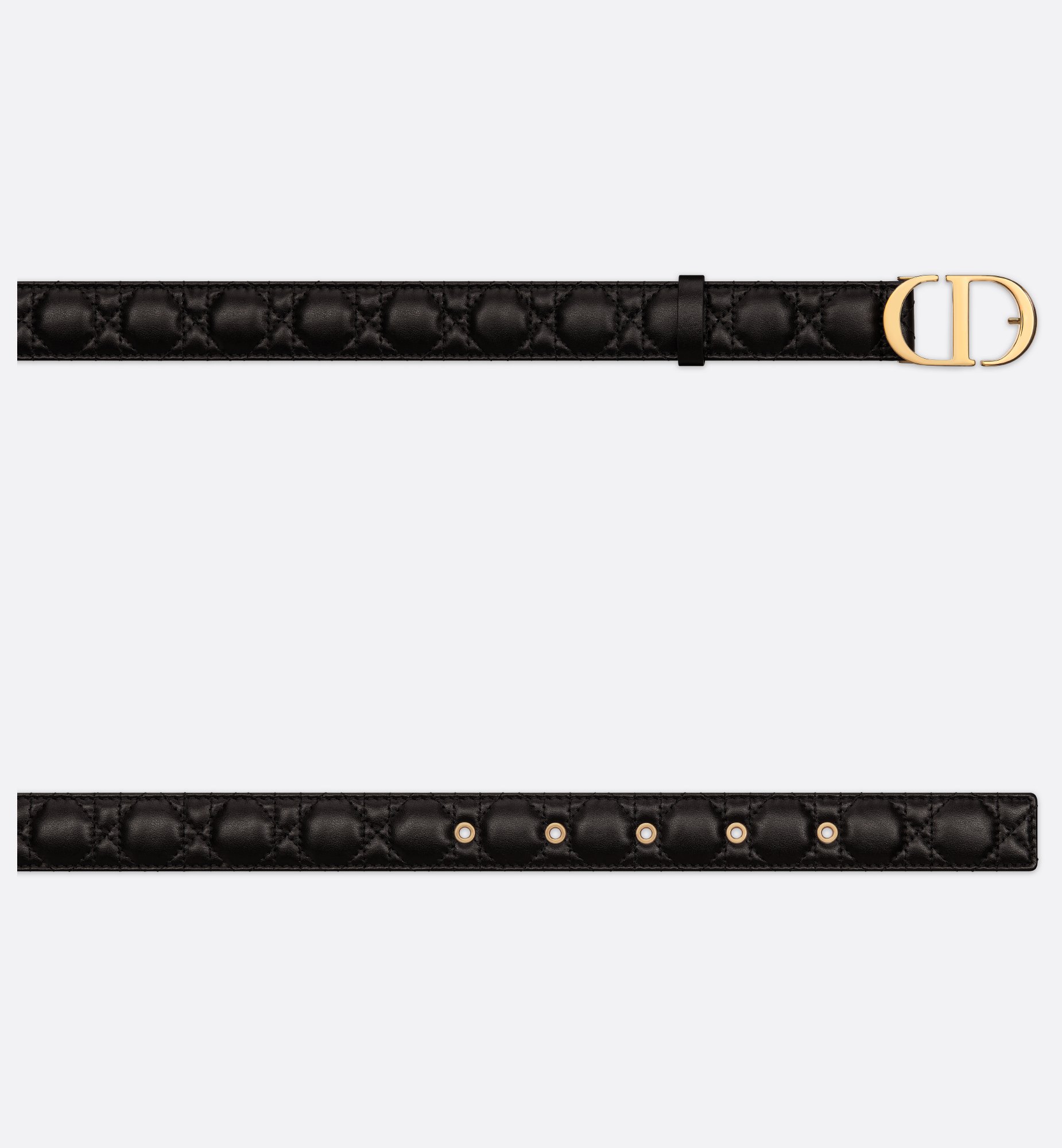 30 Montaigne Belt Black Cannage Calfskin, 30 MM | DIOR 30 Montaigne Belt Black Cannage Calfskin, 30 MM | DIOR
