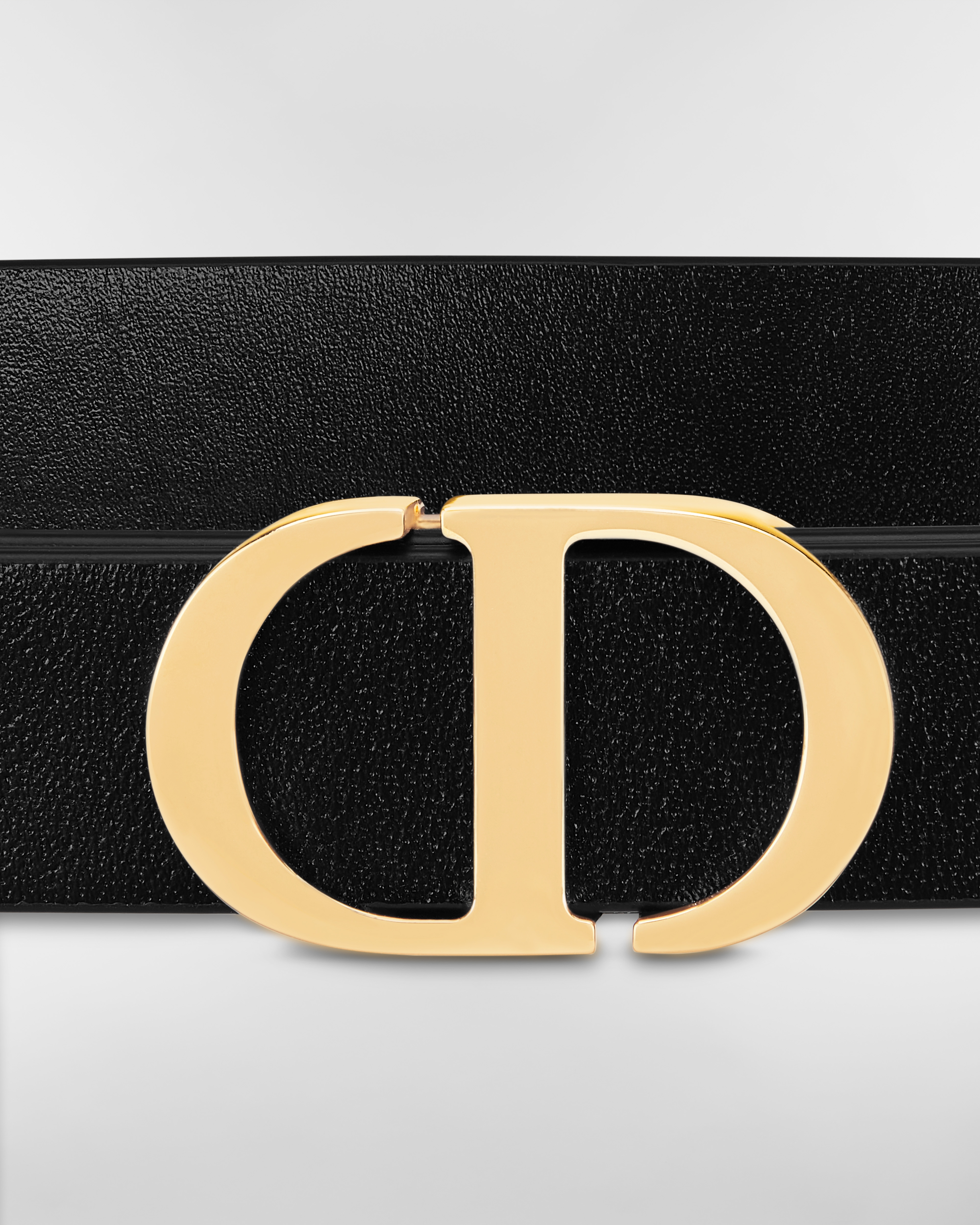 Cintura 30 Montaigne Loop Pelle di vitello morbidissima nera, 15 mm E09