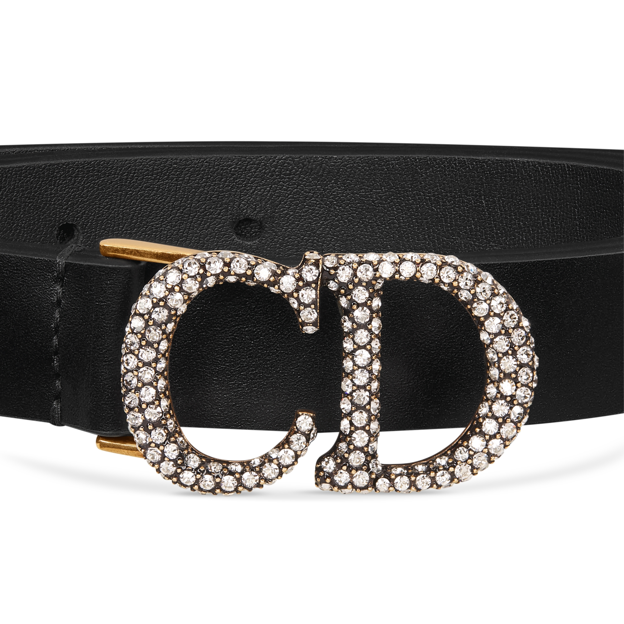 DIOR | Saddle ベルト 20mm スムースカーフスキン & クリスタル