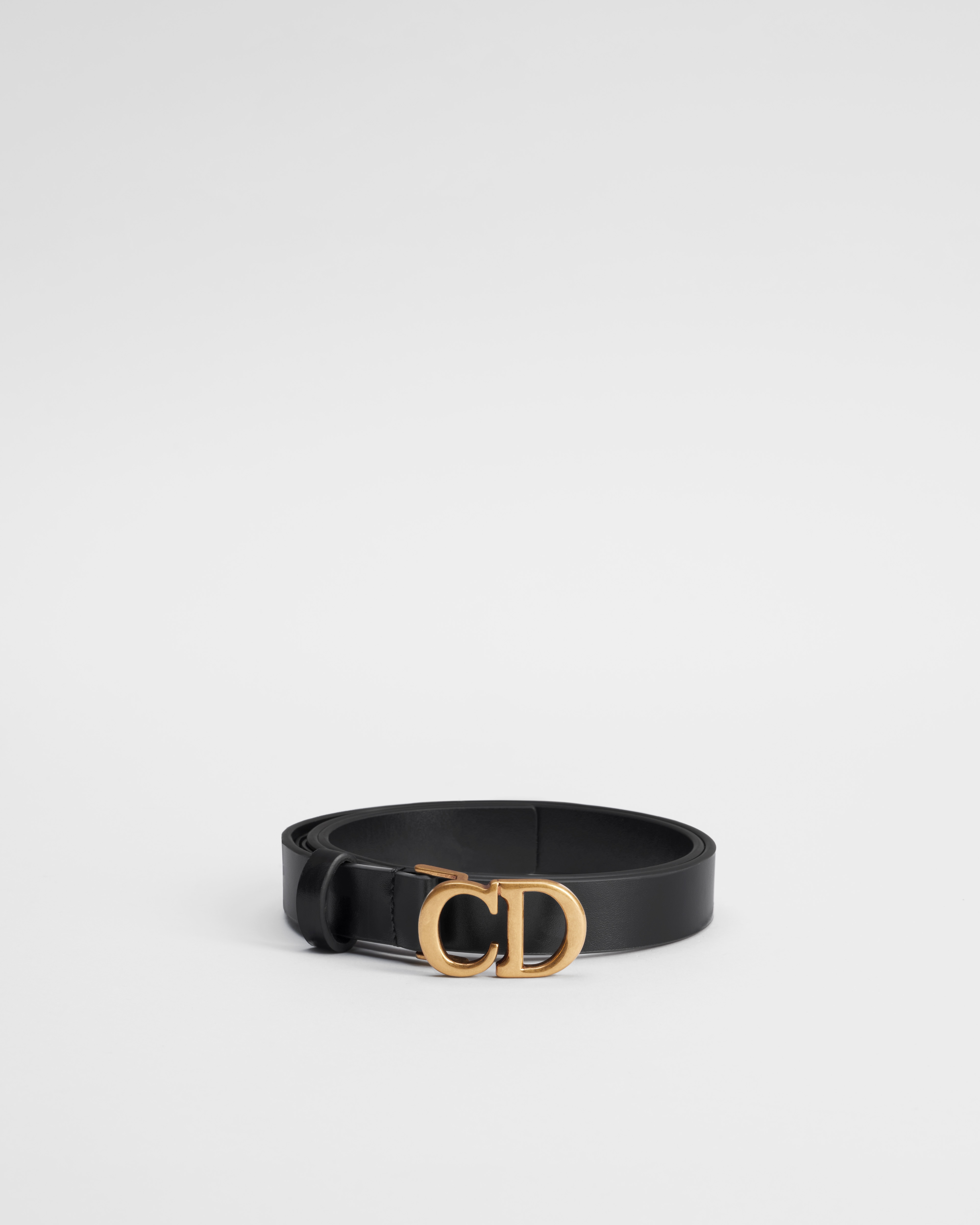 Saddle Belt Black Ultrasoft Calfskin, 20 MM E01