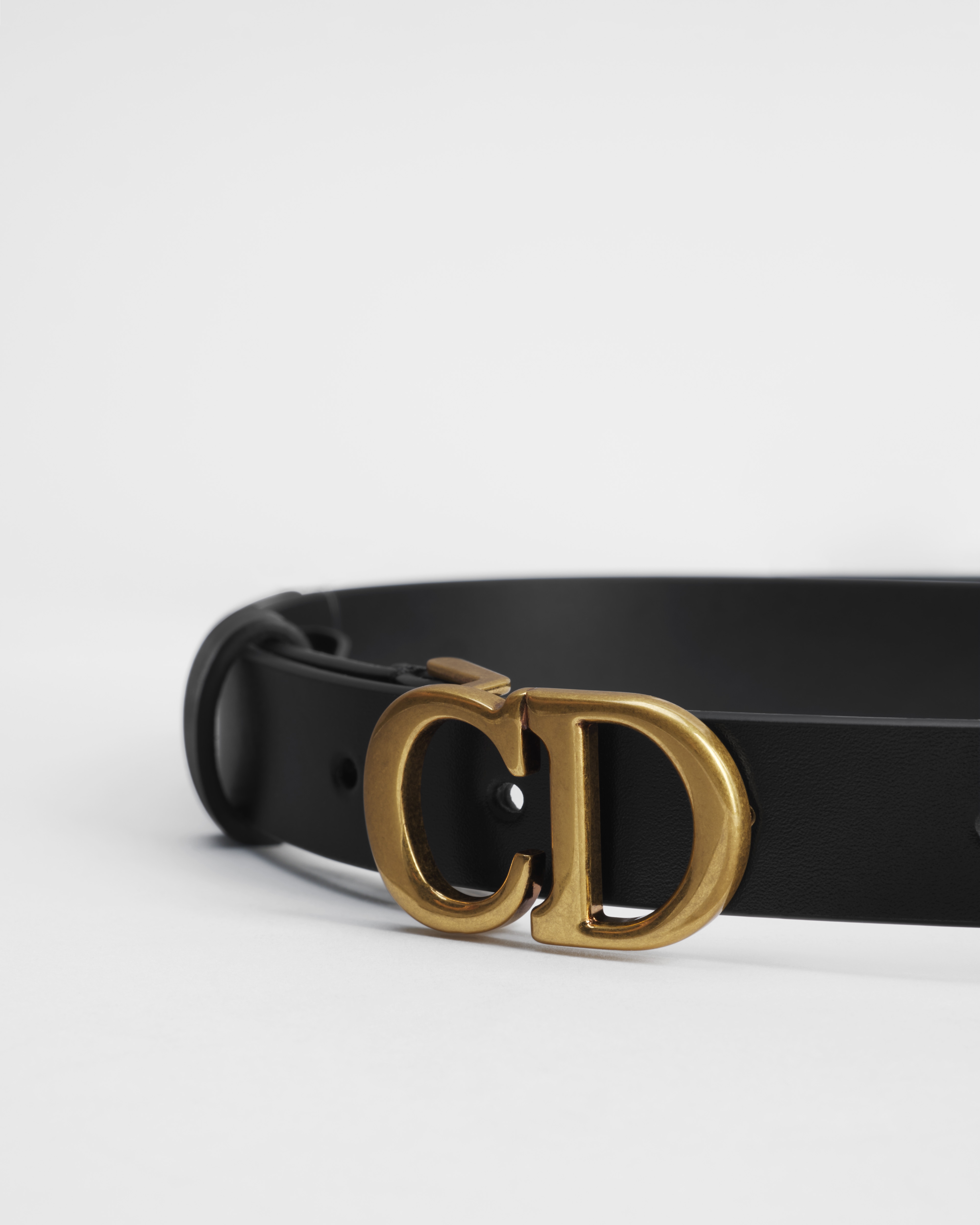 Saddle Belt Black Ultrasoft Calfskin, 20 MM E09