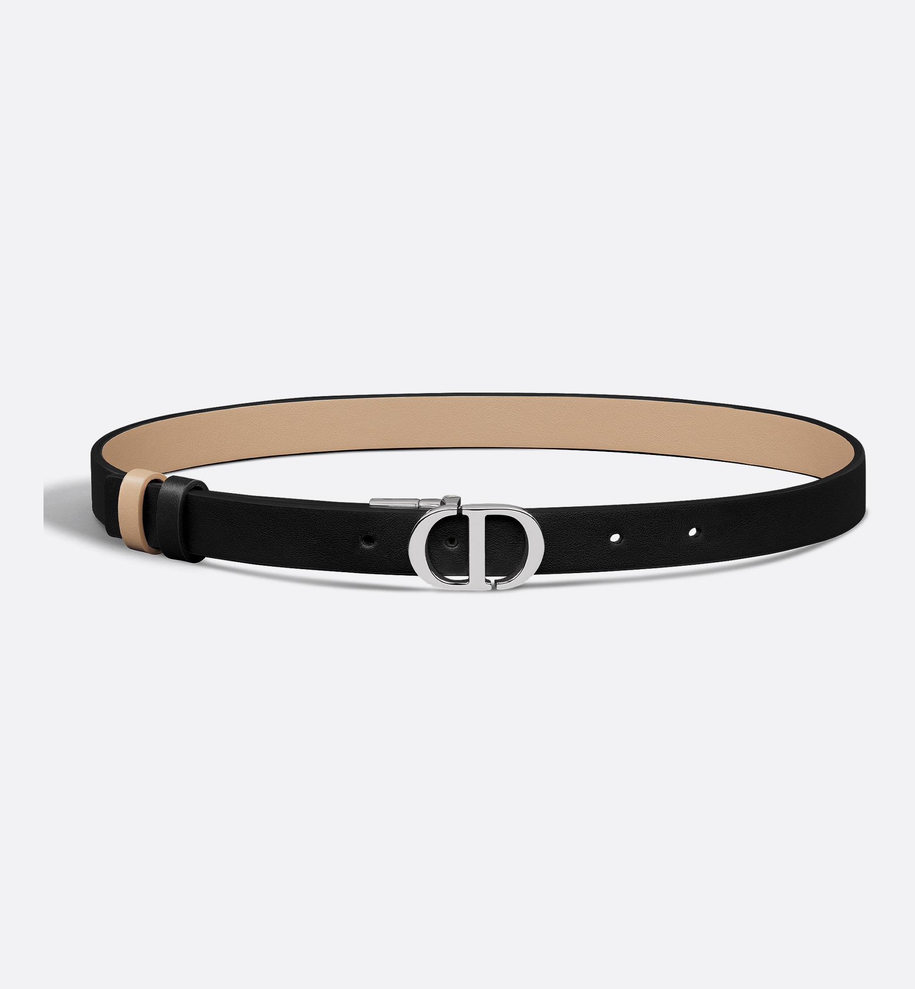 30 Montaigne Reversible Belt Black and Biscuit Smooth 30 Montaigne Reversible Belt Black and Biscuit Smooth
