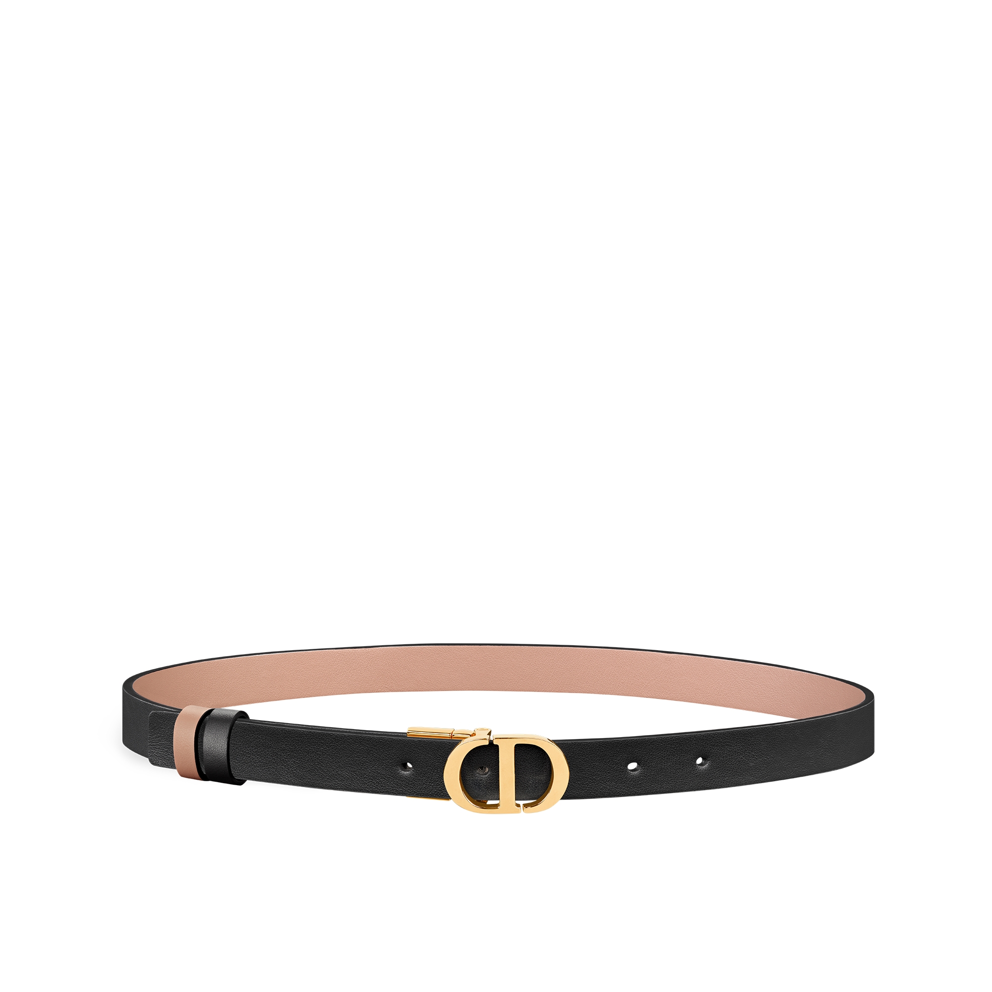  黑色和粉紅色光滑小牛皮，20 公釐