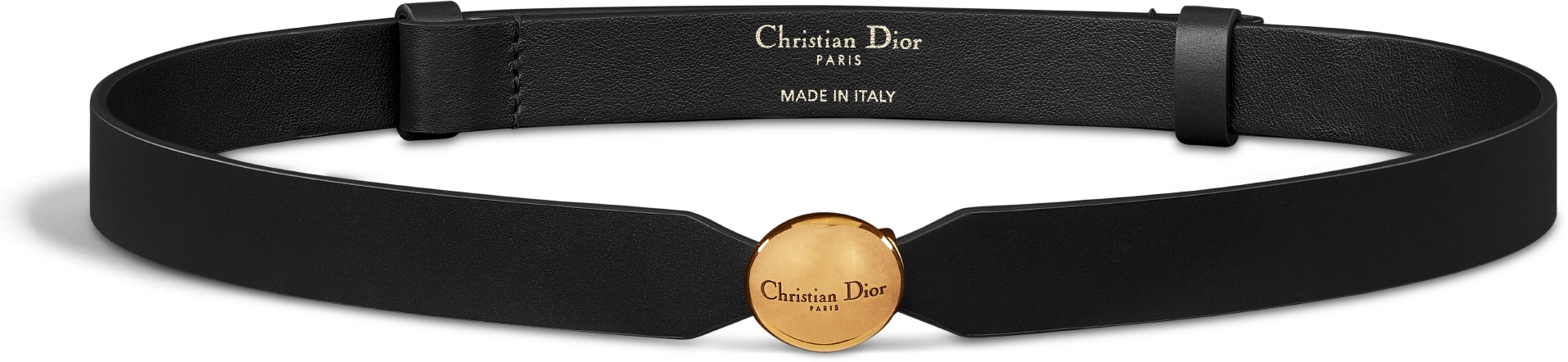 Christian dior black belt best sale