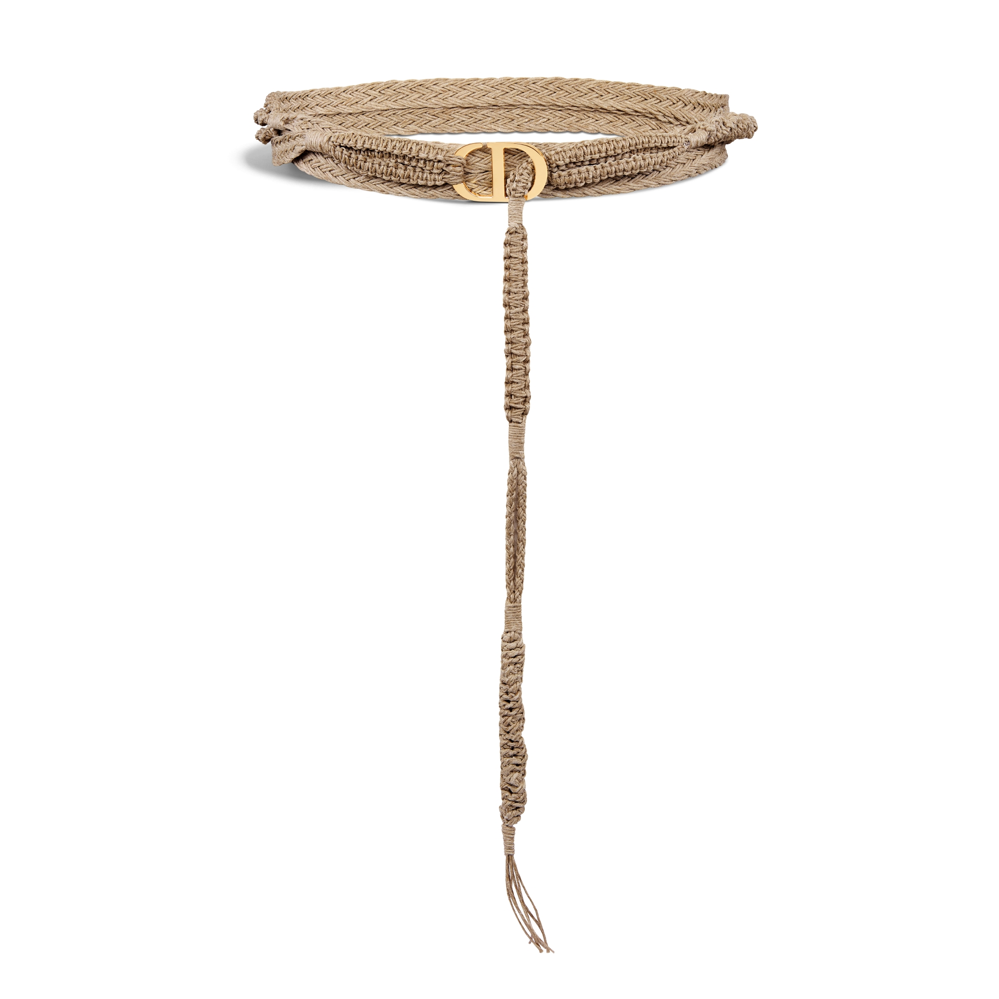 Christian Dior 30montage ベルト 30 Montaigne Reversible Belt Light Gold-Tone and Light Ivory