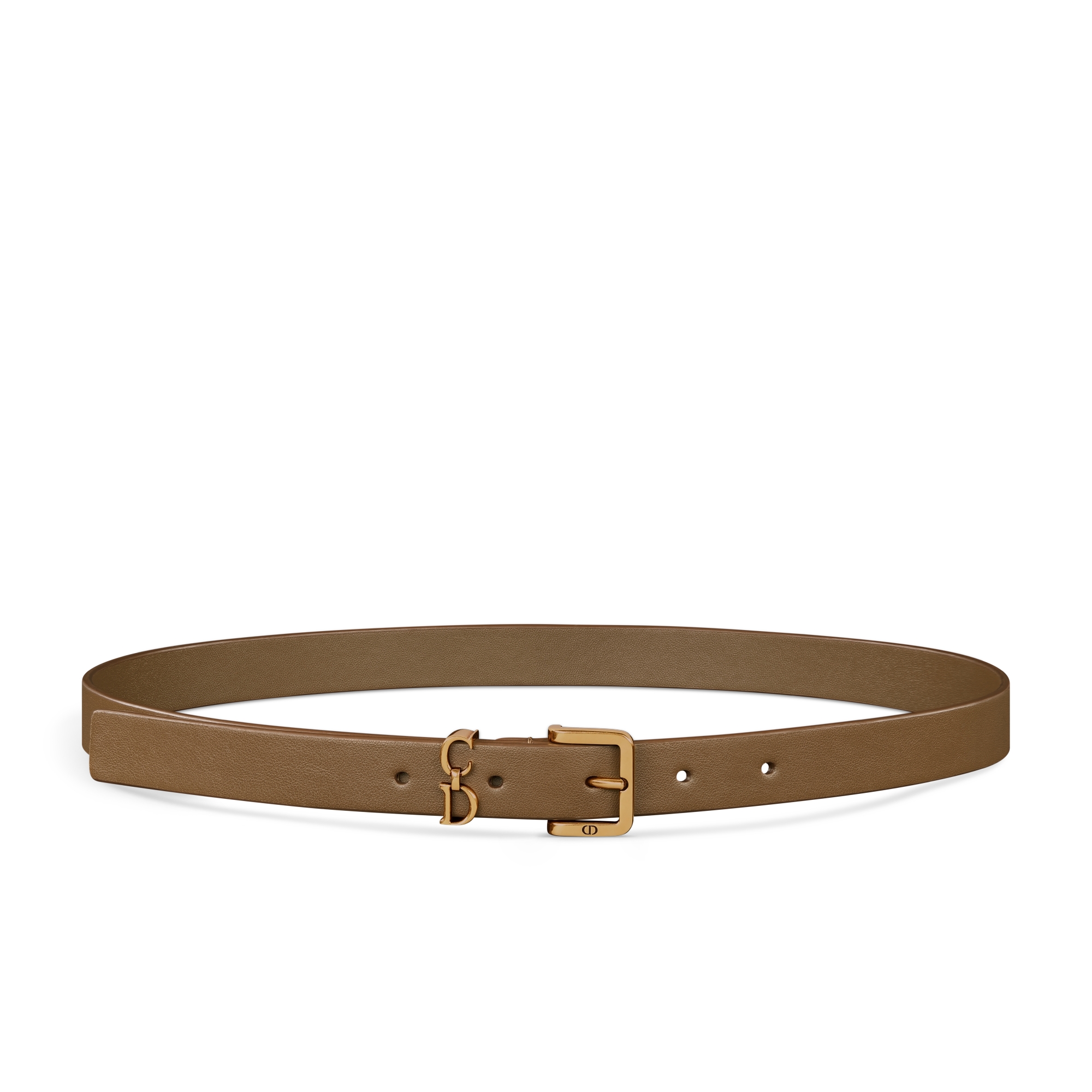 Saddle Loop Belt Black Smooth Calfskin, 20 MM | DIOR