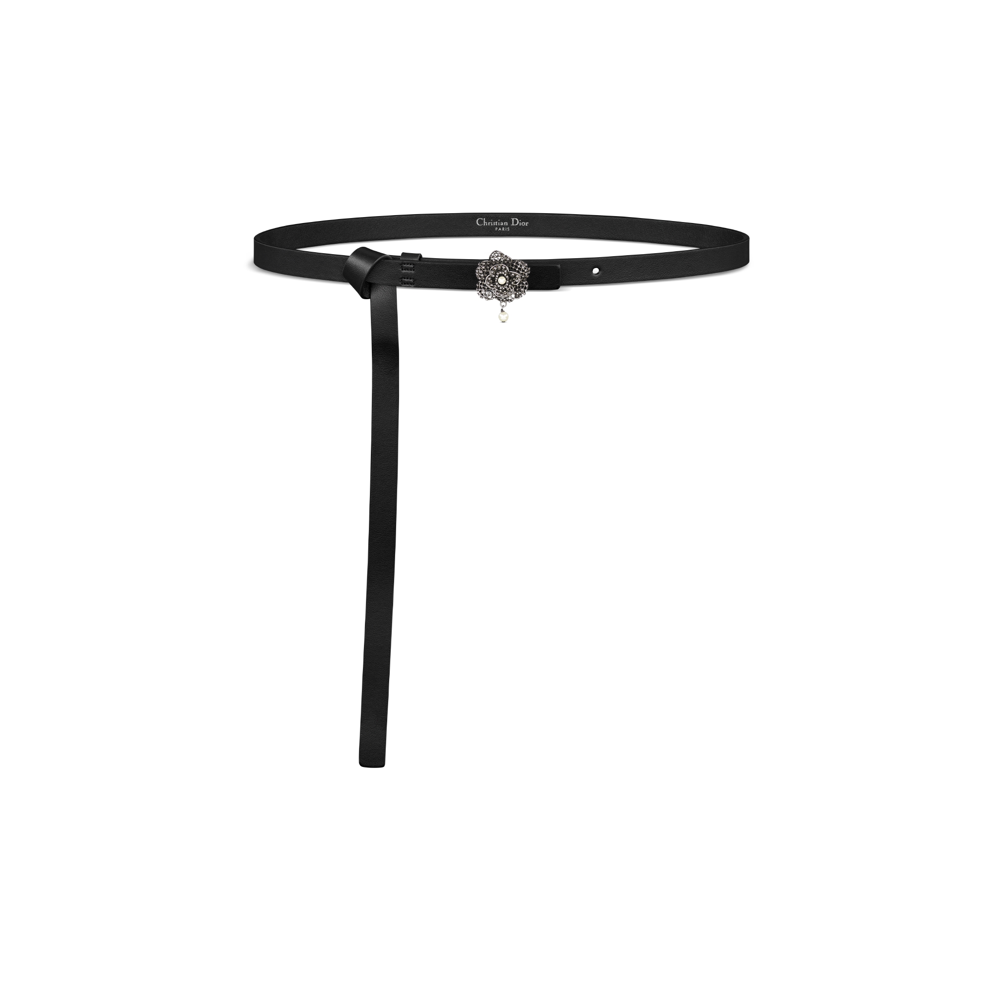 Bracelet Incurvé Lumiere Classic – Cuir Noir, Boutons Pression, Neuf