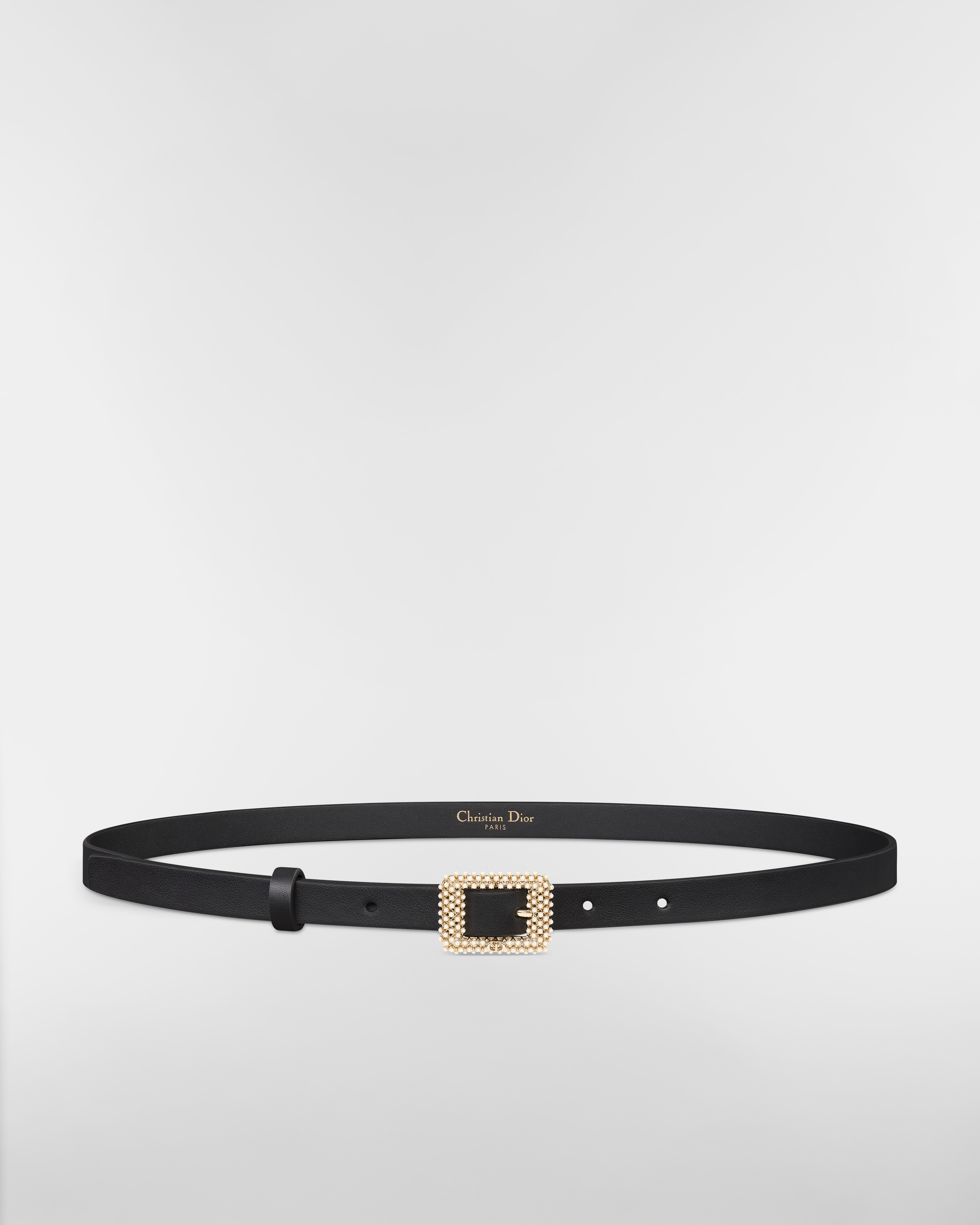 Dior Angel Belt Black Smooth Calfskin, 15 MM E01