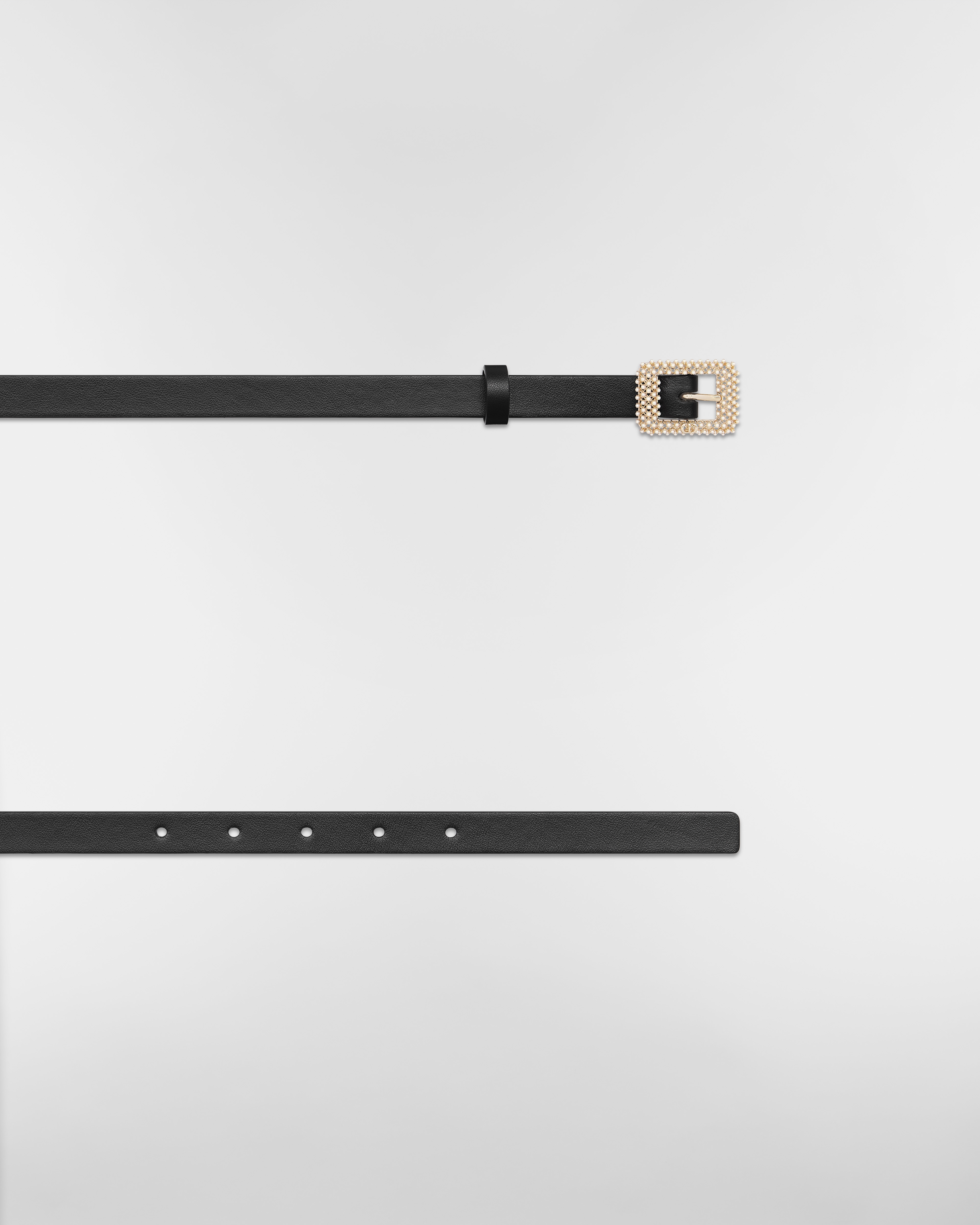 Dior Angel Belt Black Smooth Calfskin, 15 MM E06