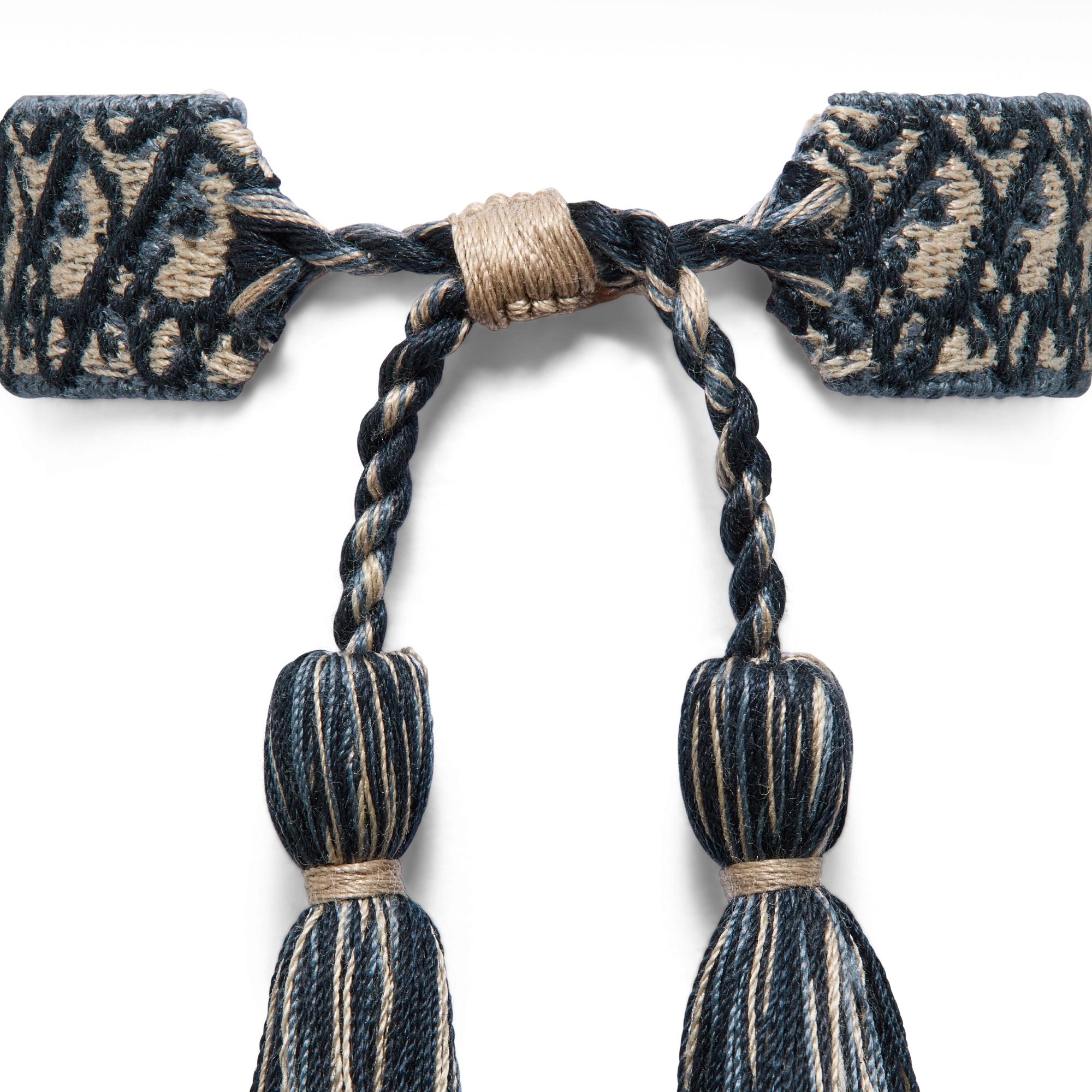 Christian Dior Armbandset Dior Oblique Baumwolle in Marineblau E10