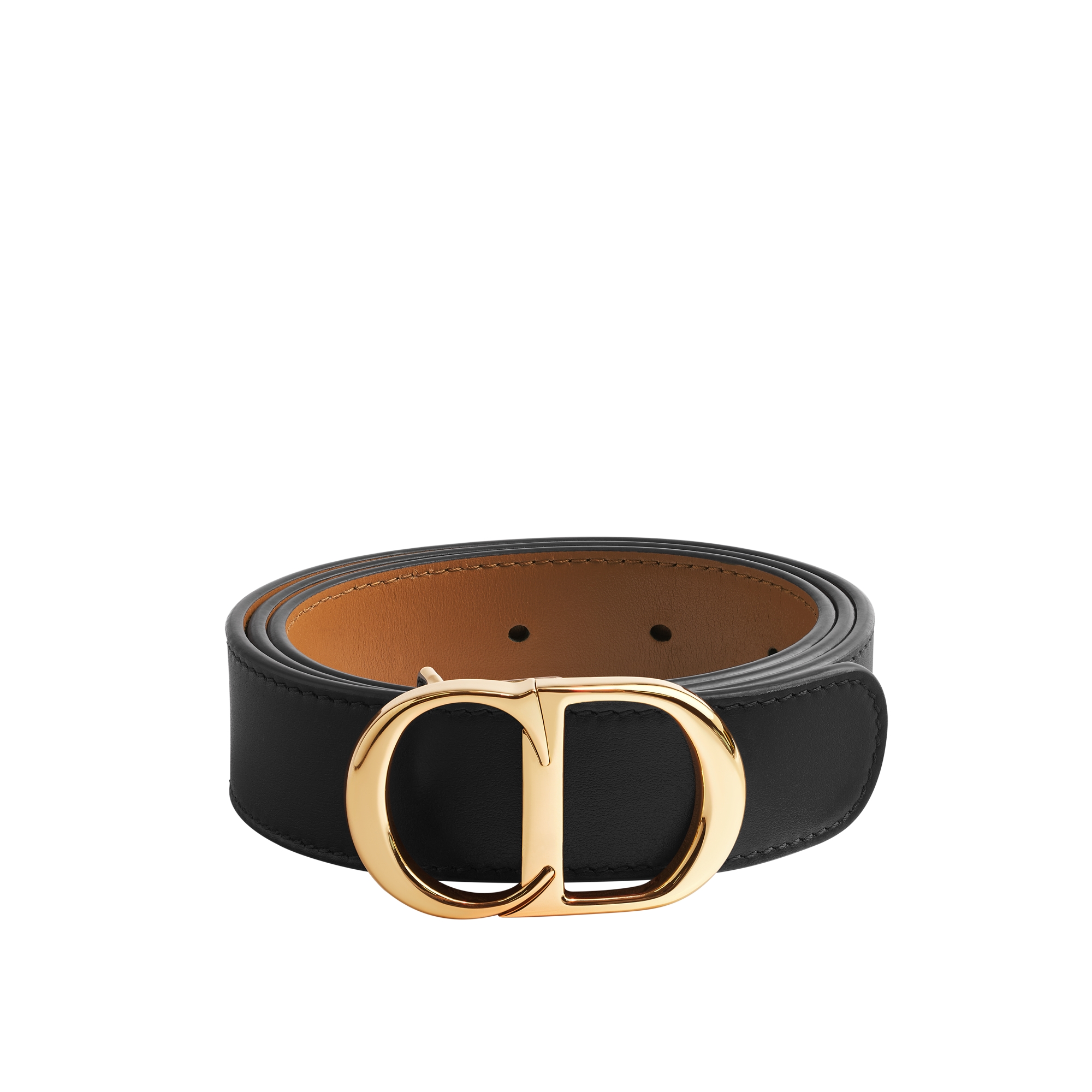 DIOR | CD Icon リバーシブルベルト 30mm スムースカーフスキン