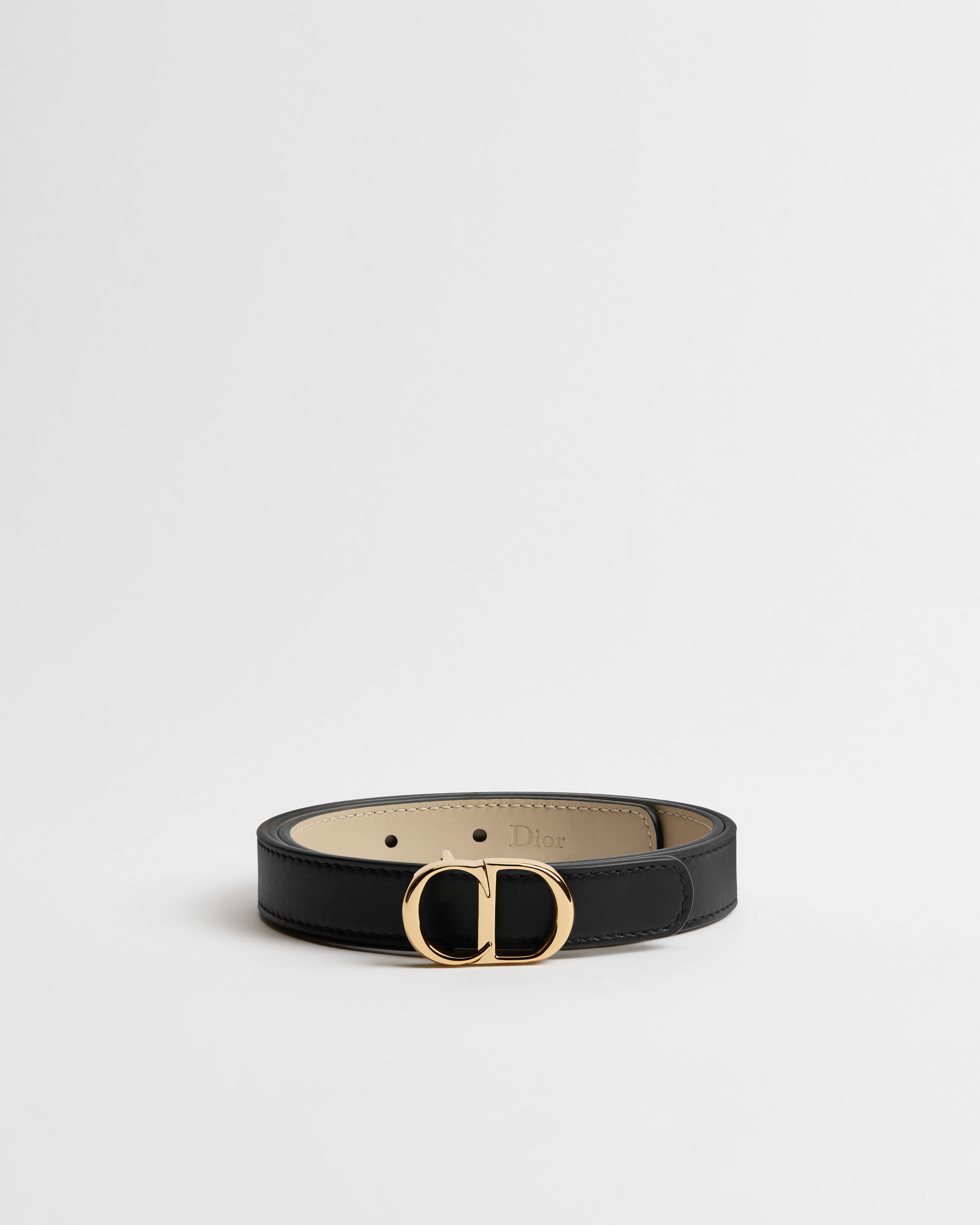 Reversible CD Icon Belt Black and Trench Smooth Calfskin, 20 MM E01