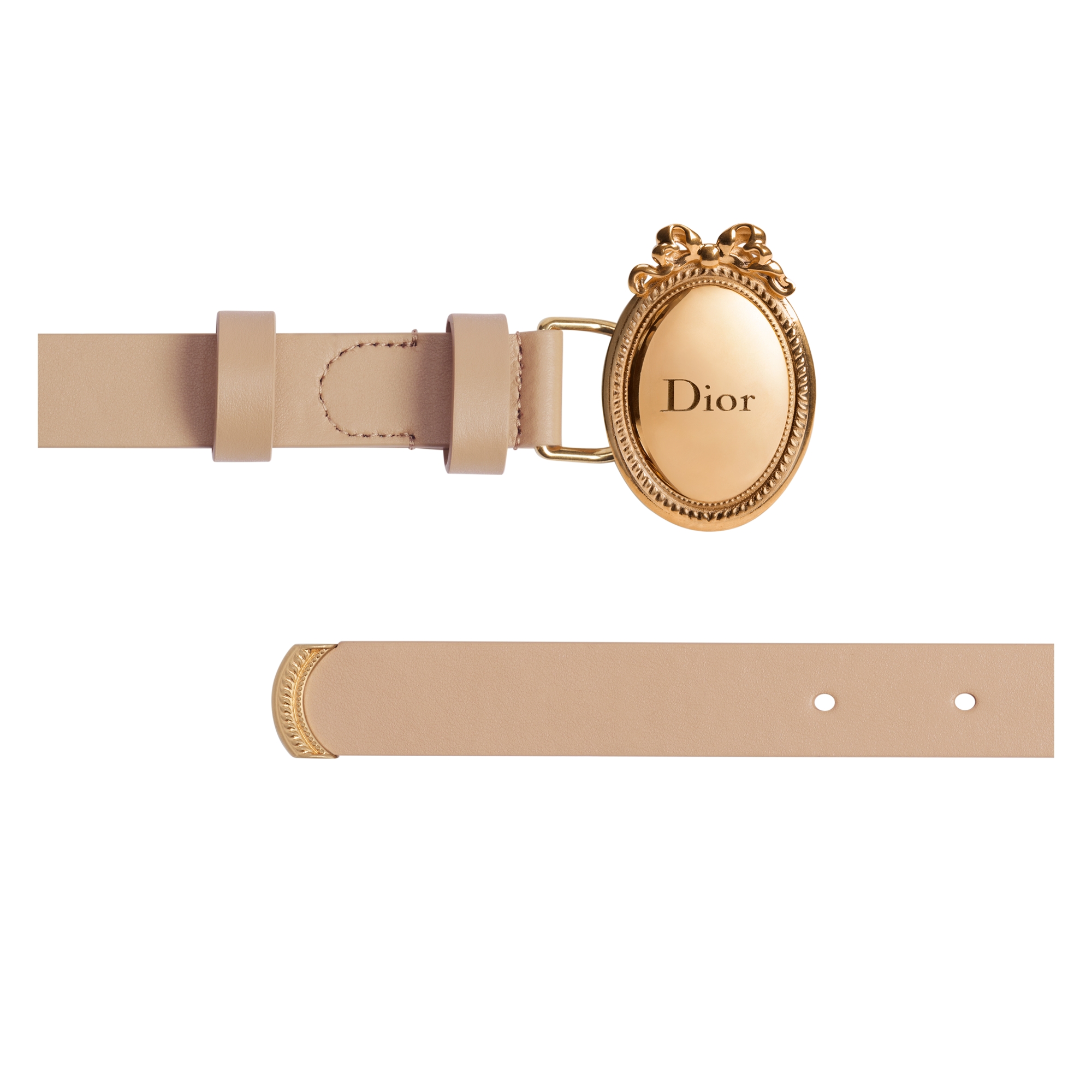 Dior Médaillon Belt Glove Smooth Calfskin, 20 MM E06