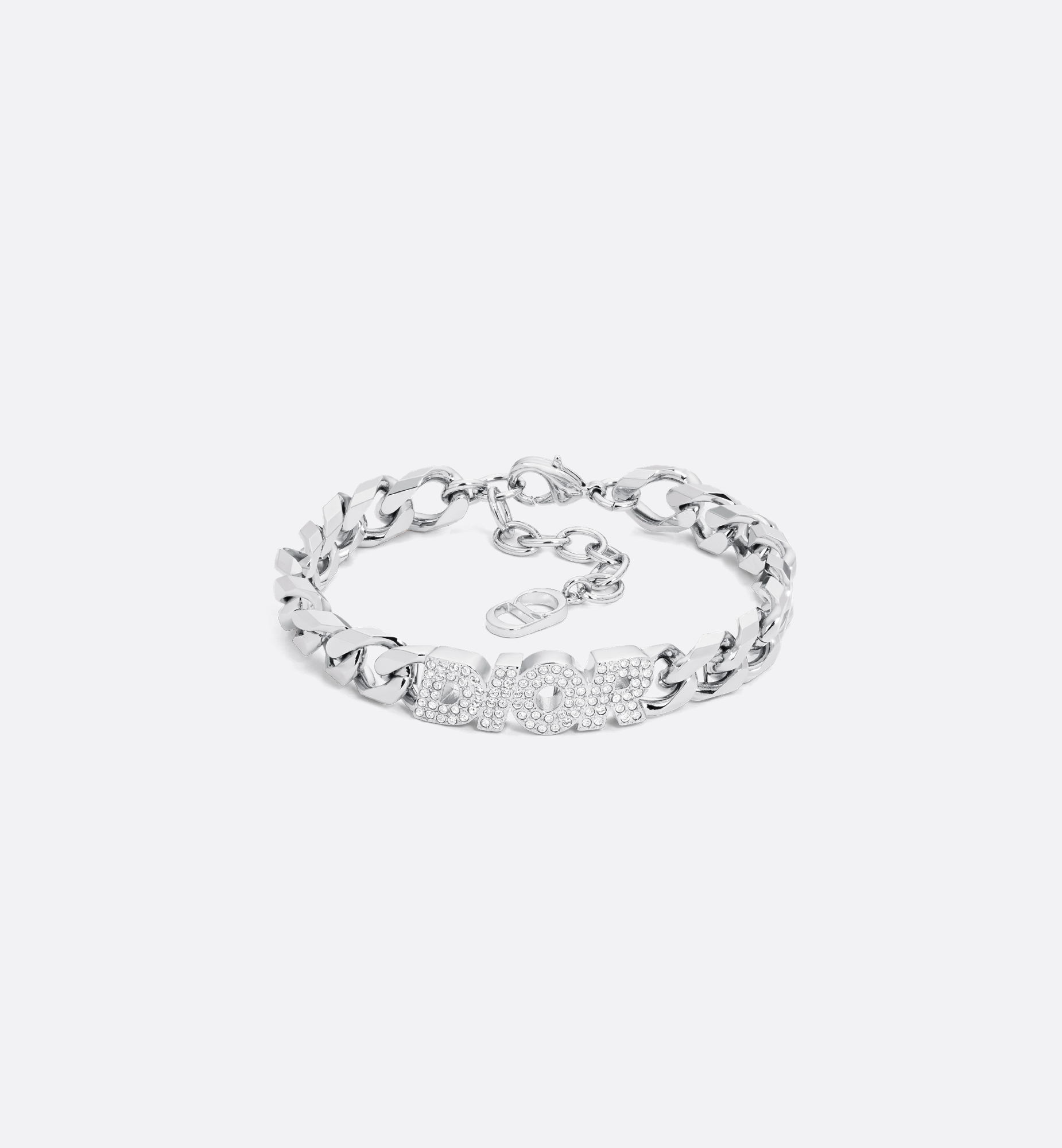 DIOR | Dior Italic チェーンリンク ブレスレット 真鍮 & クリスタル DIOR | Dior Italic チェーンリンク ブレスレット 真鍮 & クリスタル