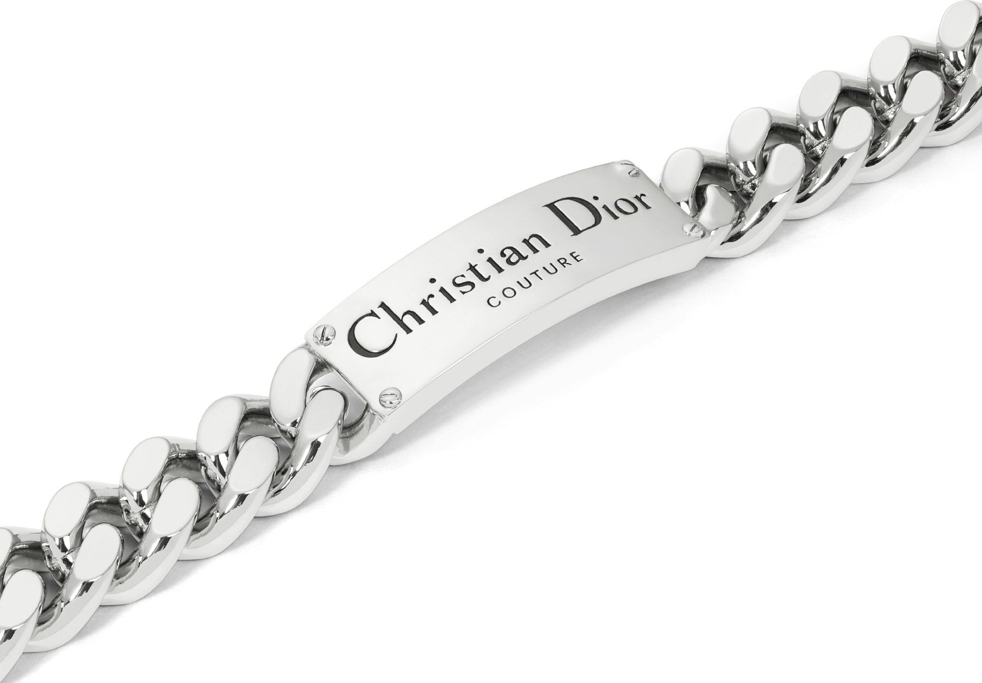 Dior silver chain best sale