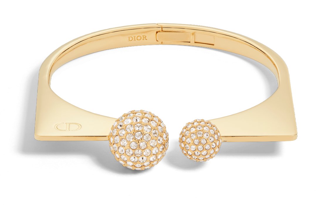 2024セール Dior Tribales New Look Bangle Gold-Finish Metal and Silver ブレスレット/バングル