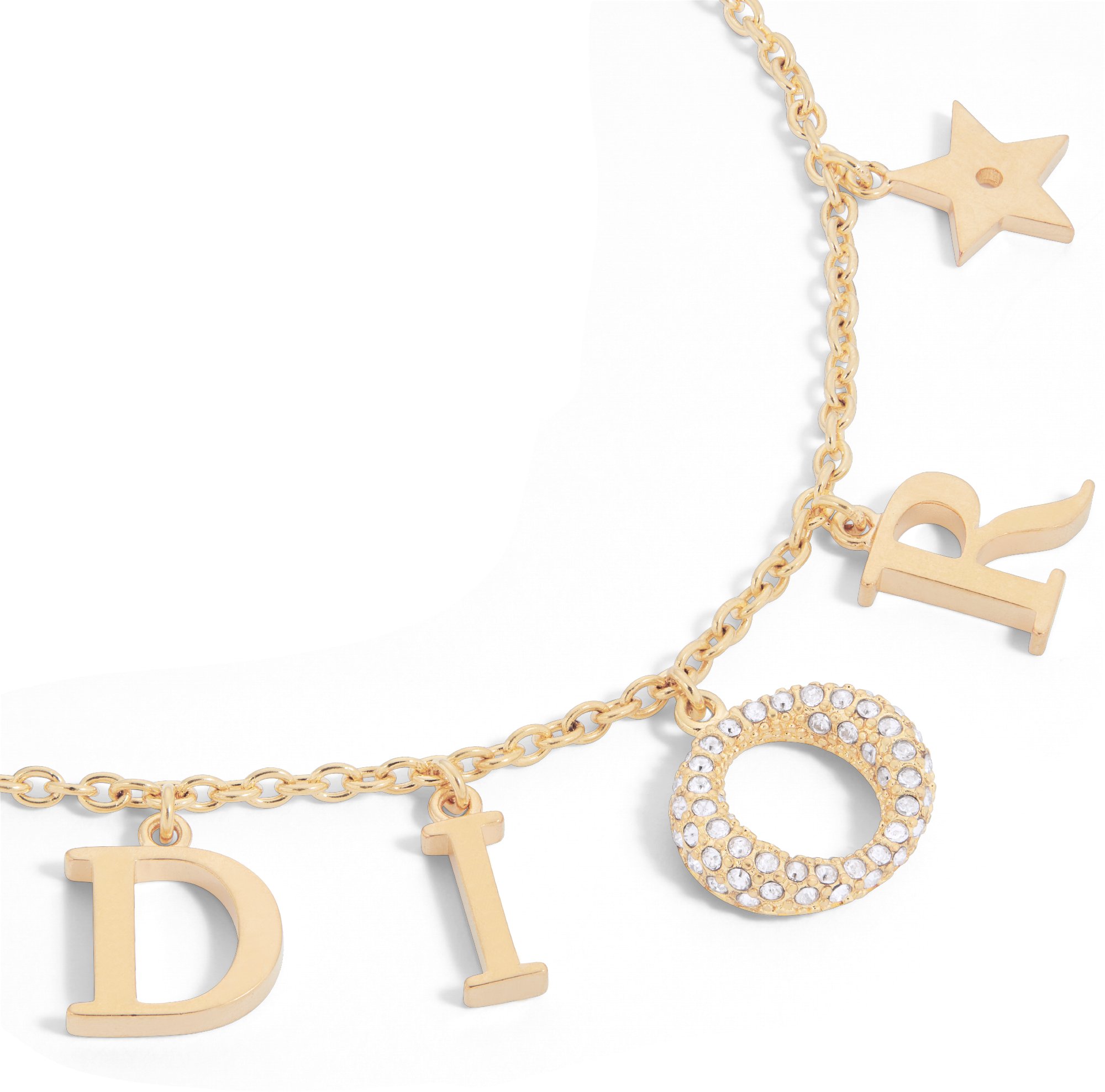 Dio(r)evolution Bracelet Gold-Finish Metal with a White Resin Pearl and  Silver-Tone Crystals | DIOR