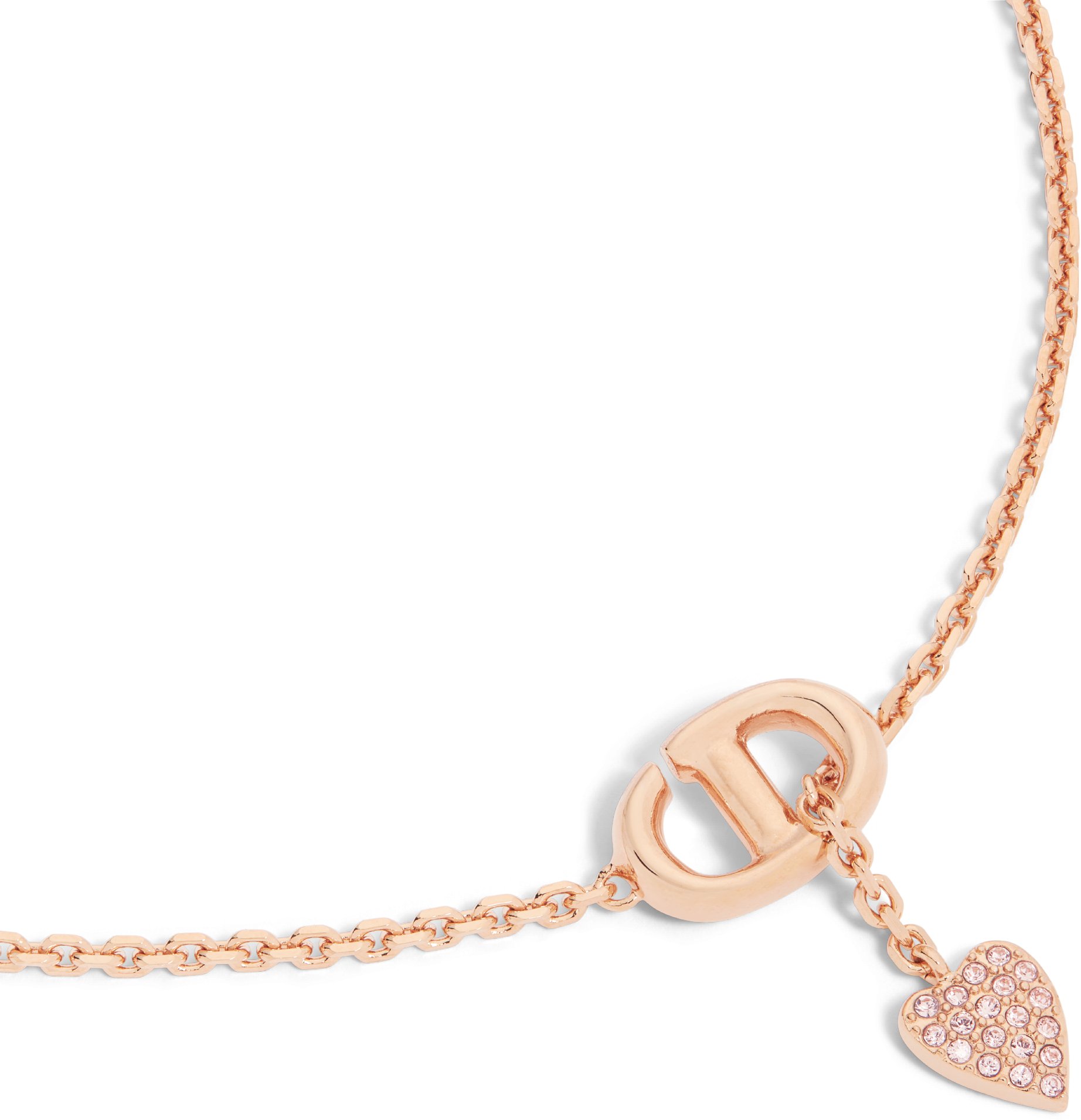 DIOR CD NAVY ブレスレット ピンクゴールド