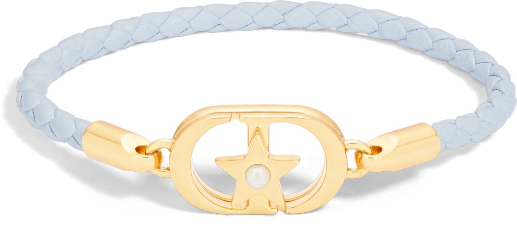 FANCY SHINY Bracciale In Pelle Intrecciata Con Cerchio E Strass, Multistrato 4 Fasce, Chiusura Magnetica, Lunghezza 19 Cm - 3