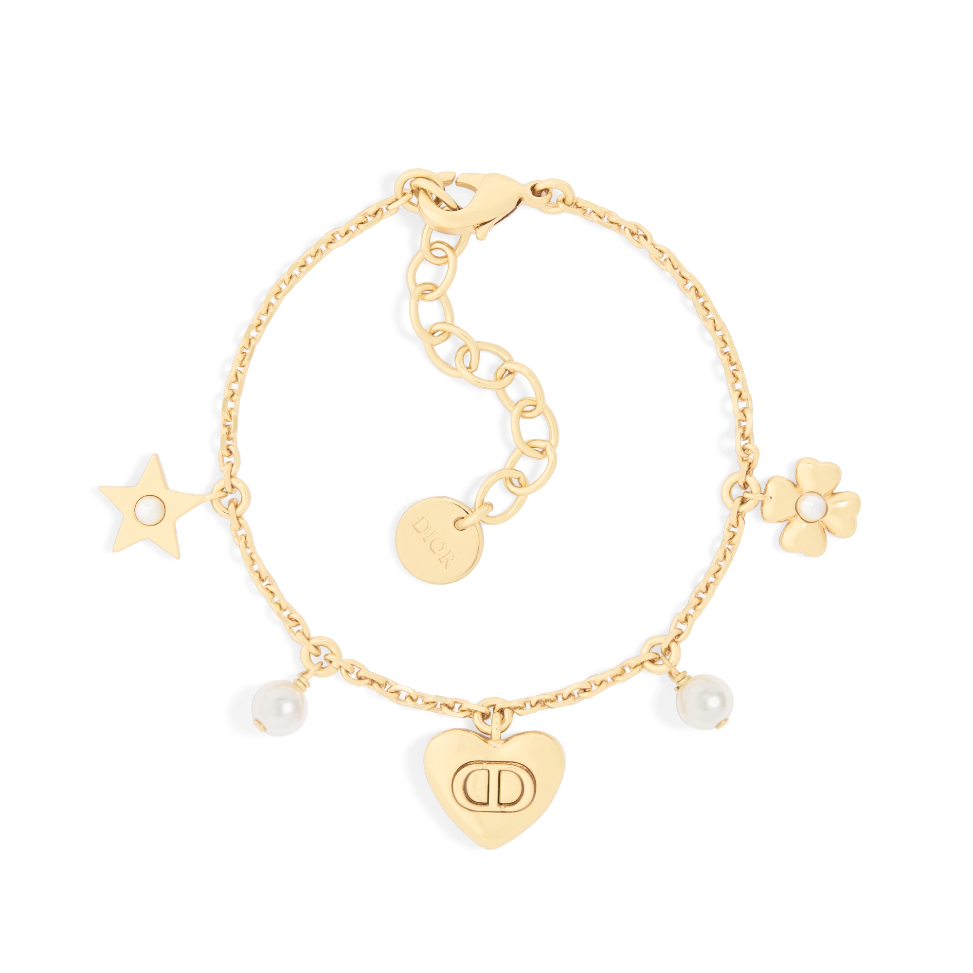 DIOR | D-Dice ブレスレット メタル・レジンパール・ラッカー