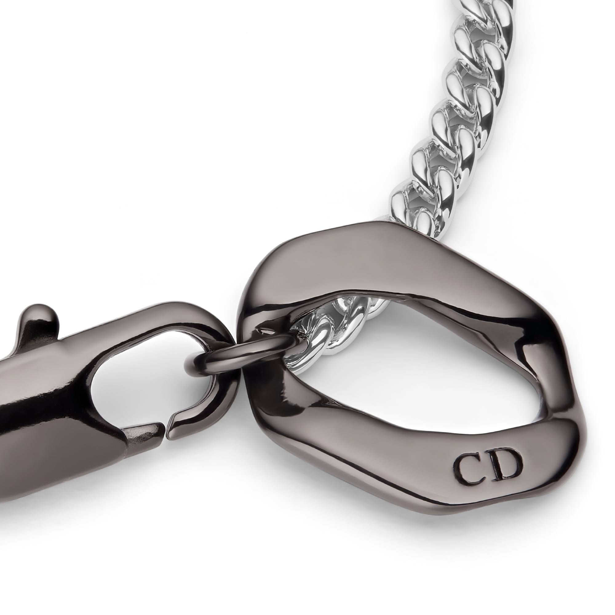 Dior Contrast Chain Link Bracelet