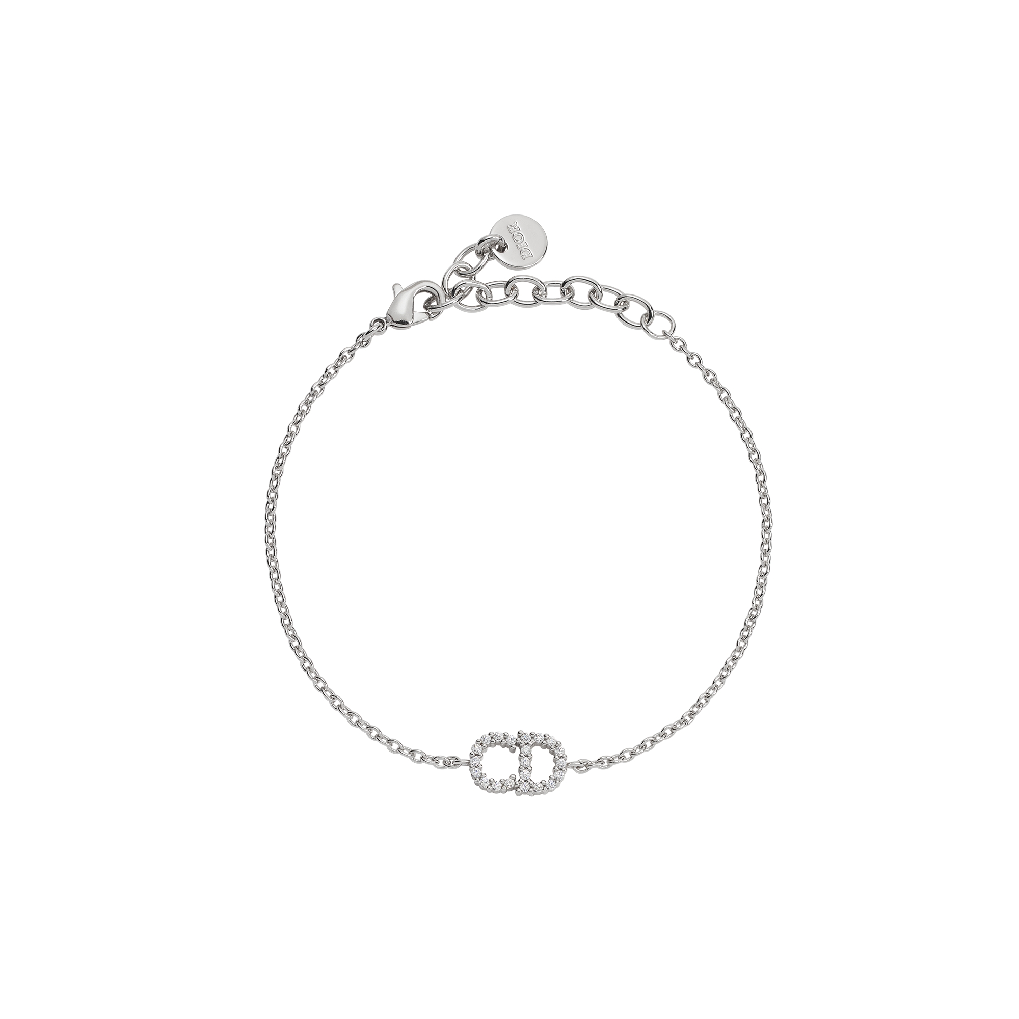 Clair D Lune ブレスレット シルバートーンメタル、スパークリング