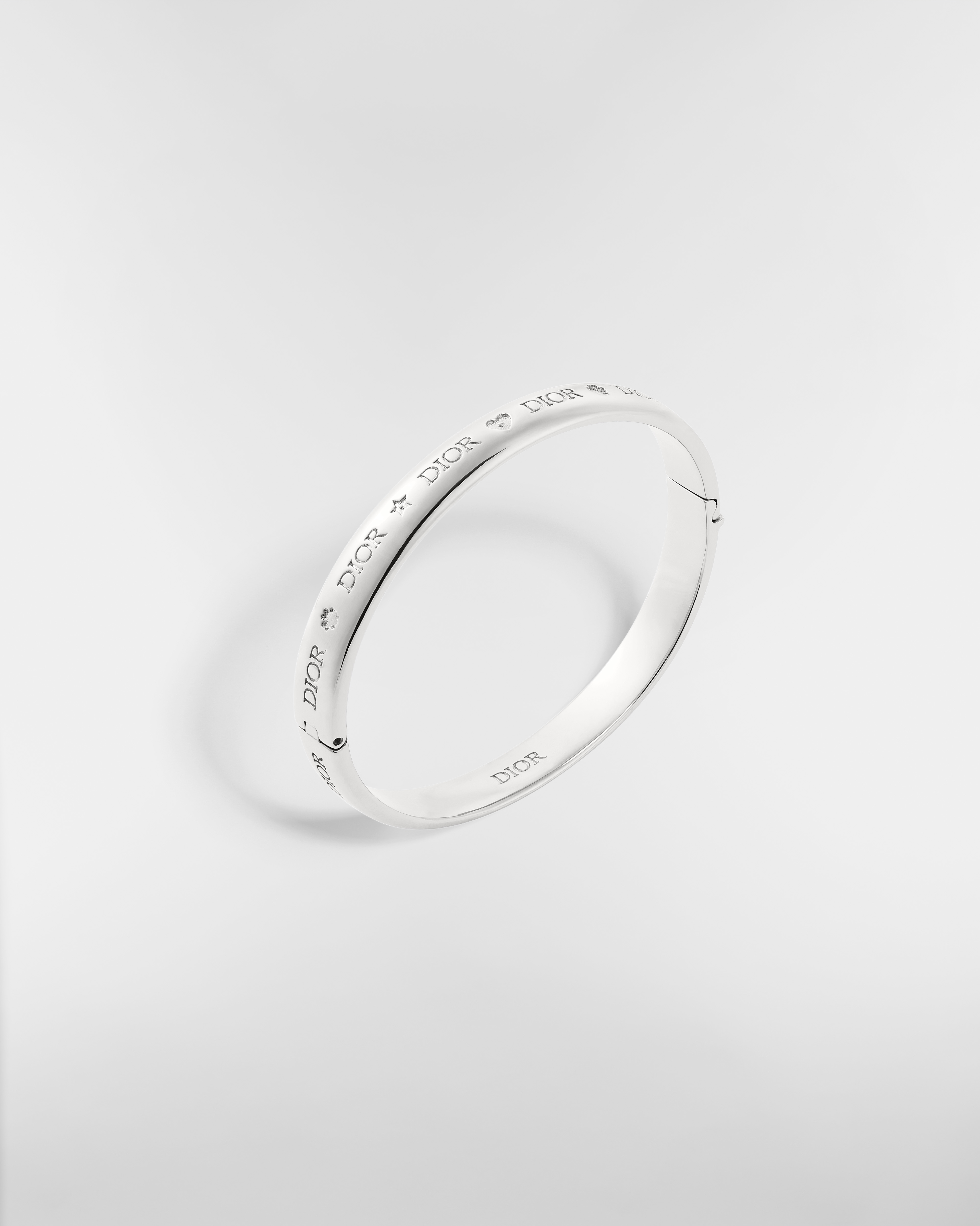 Dior Trésor Armreif Metall mit Silber-Finish E03