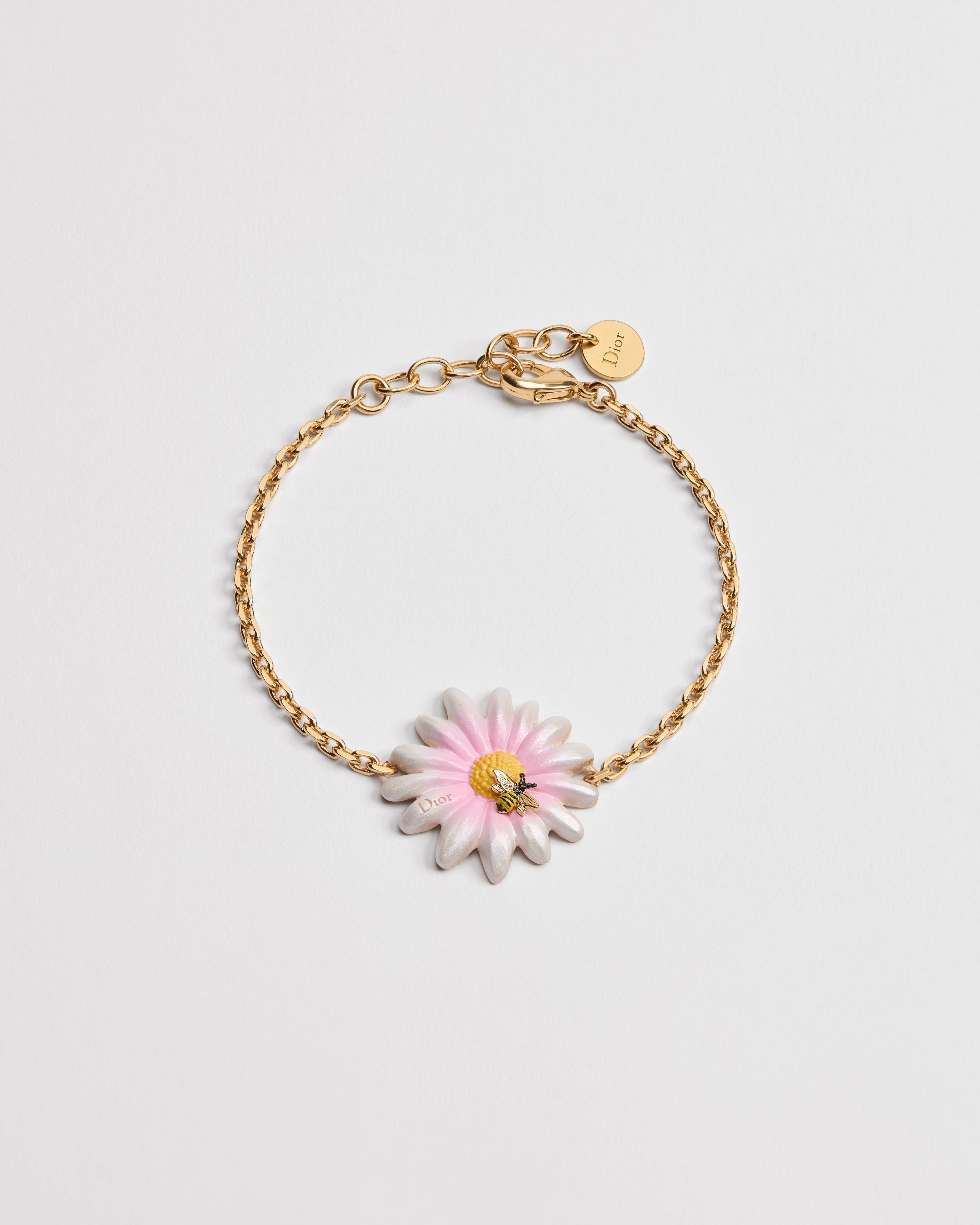Dior Daisy Bracelet Gold-Finish Metal and Multicolor Lacquer E01