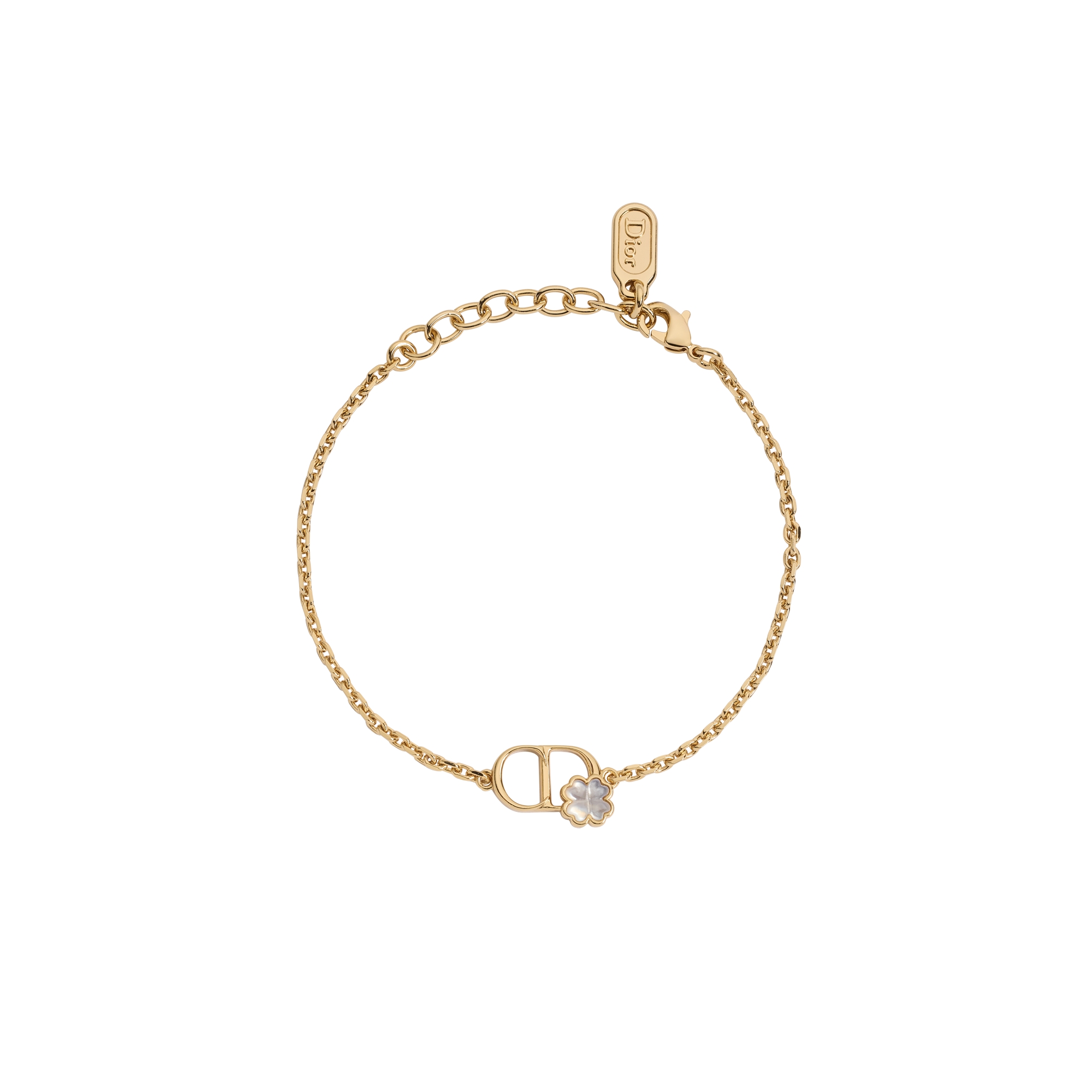 CD Garden Bracelet Gold-Finish Metal and Mother-of-Pearl | DIOR