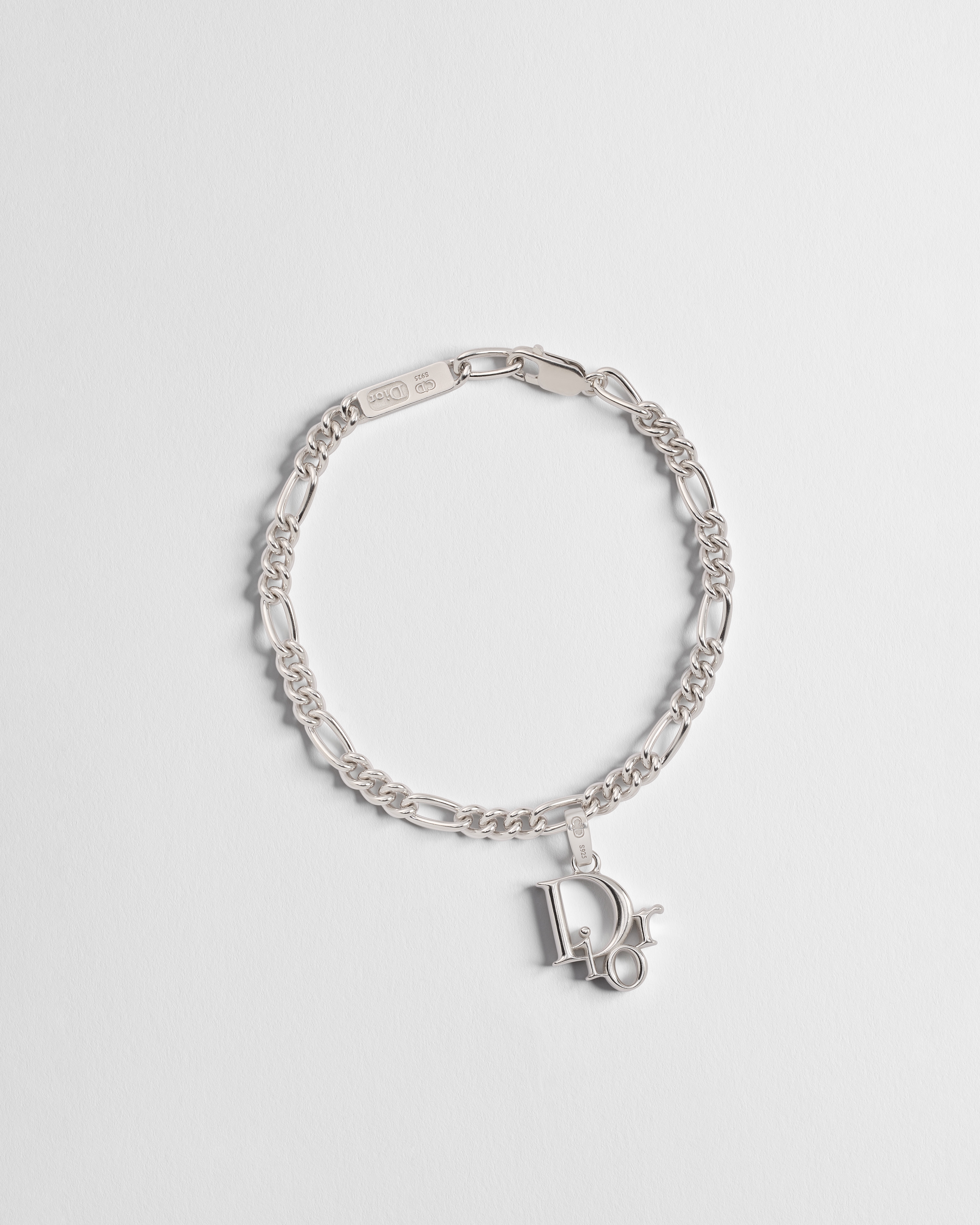 Dior Charms Chain Link Bracelet Silver | DIOR