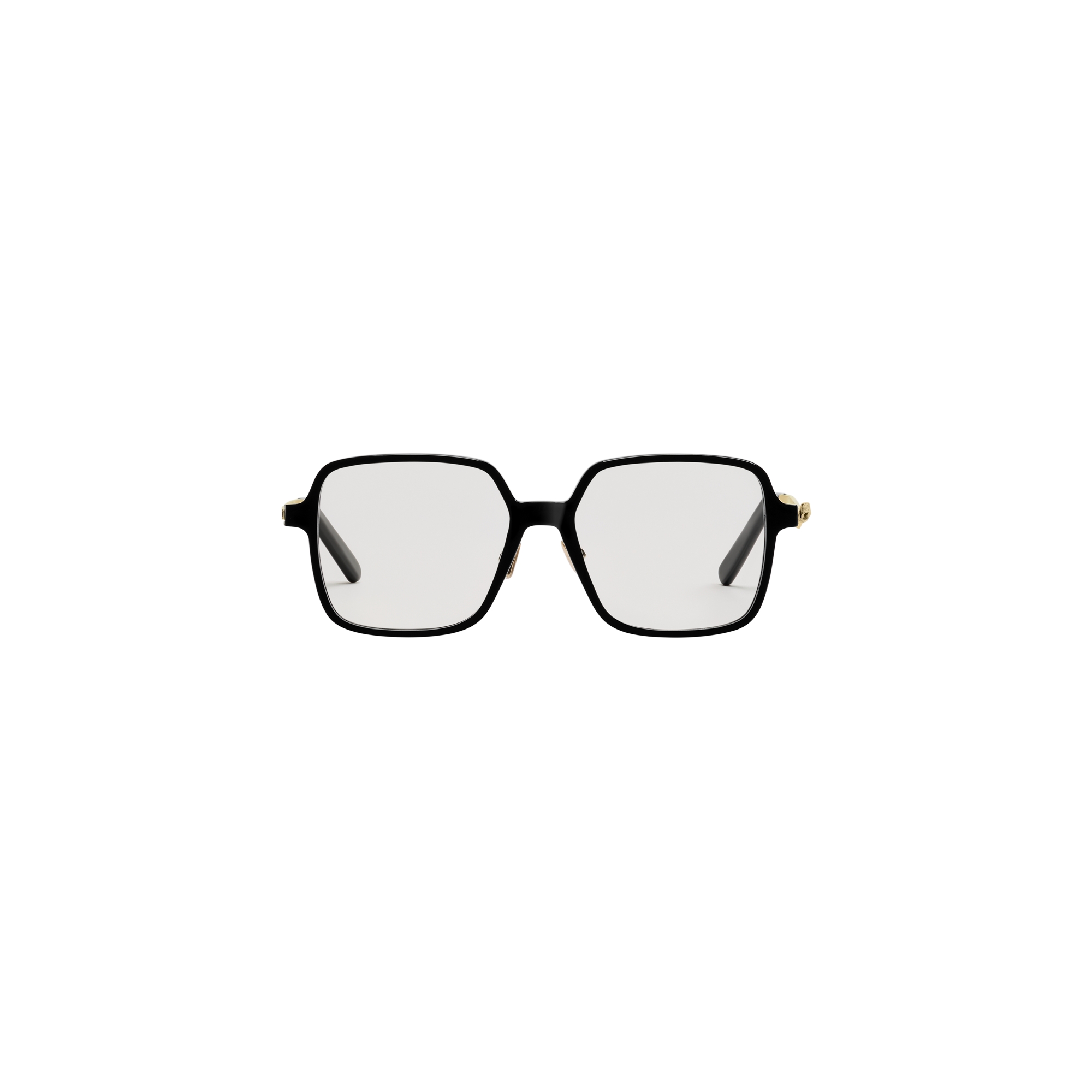 Dior Bow S1F Black Square Glasses with Blue Light Filter E01