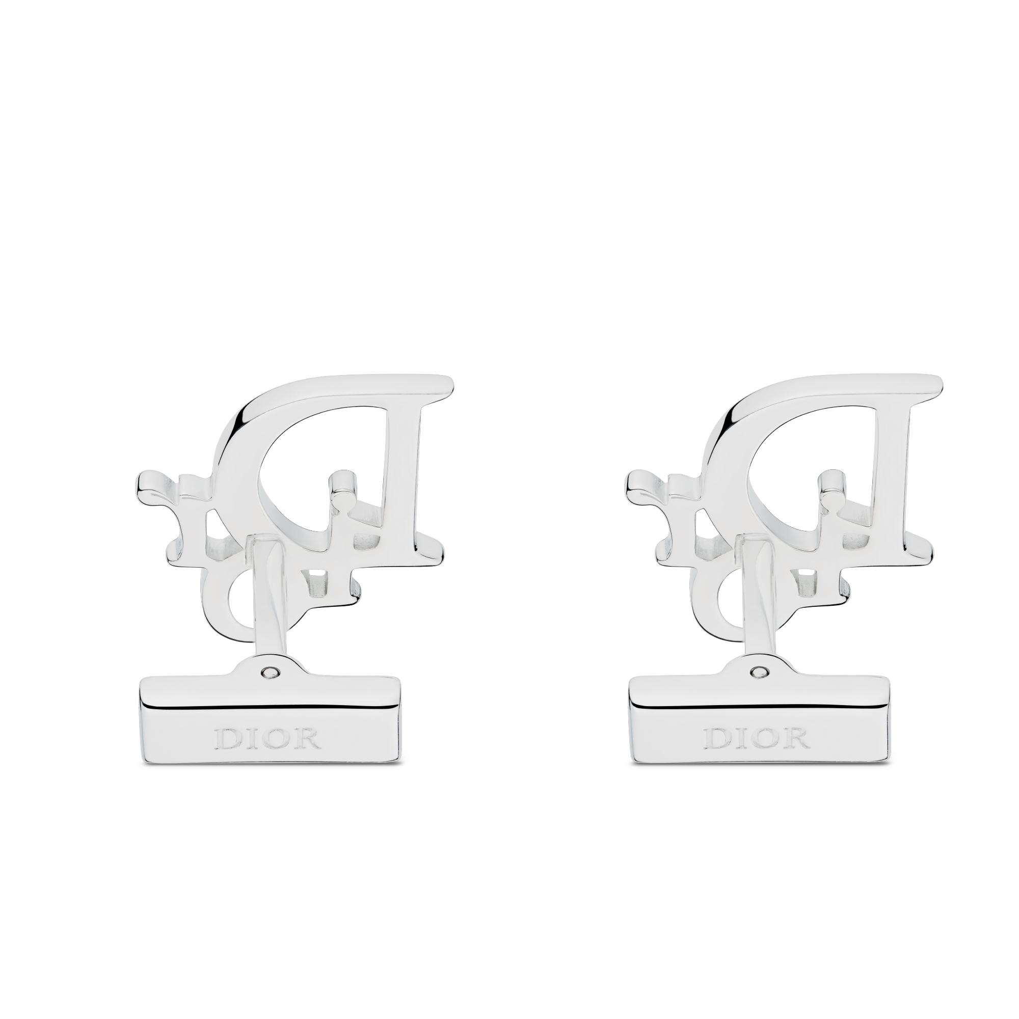 Dior Oblique Cufflinks Silver E06