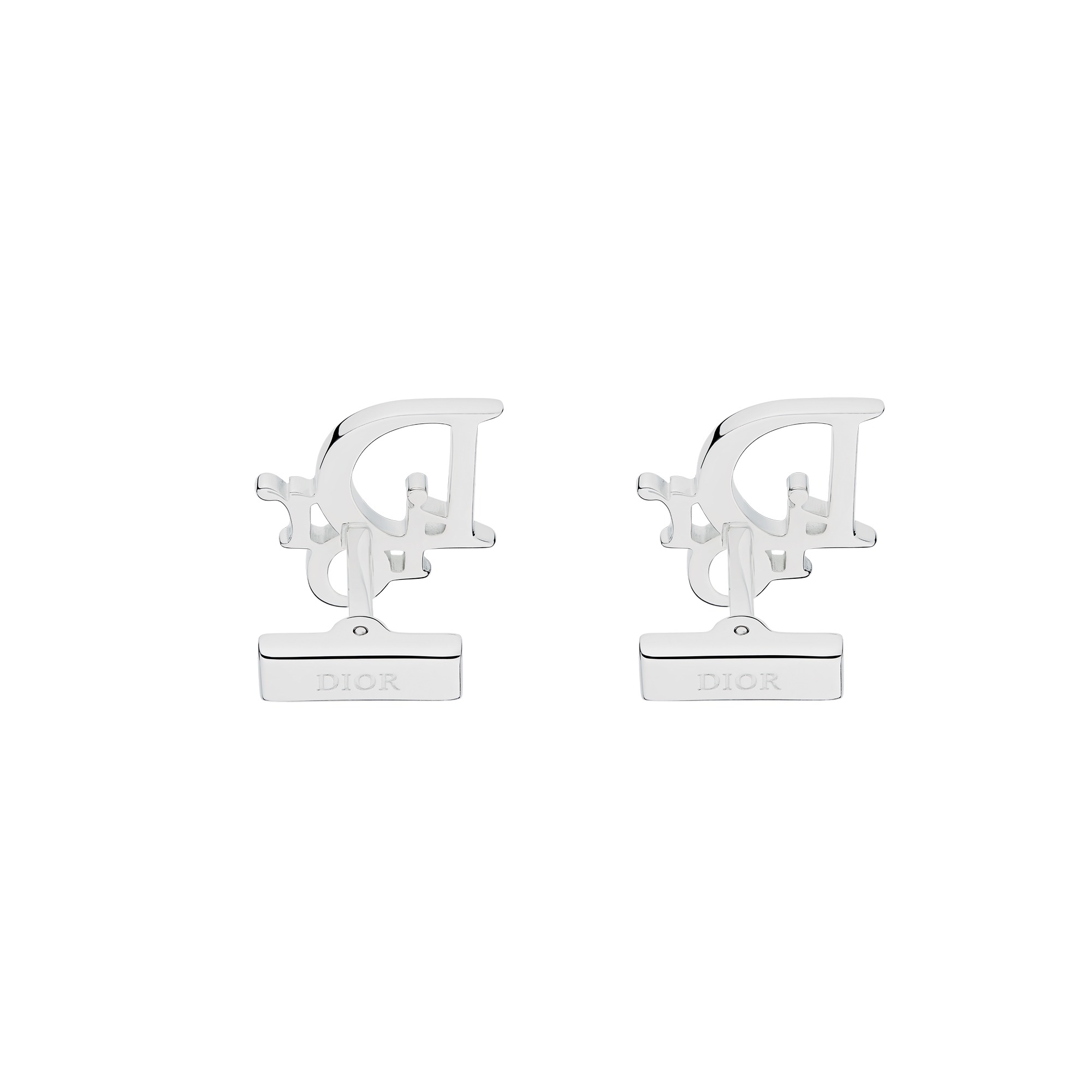 Dior Oblique Cufflinks Silver E06