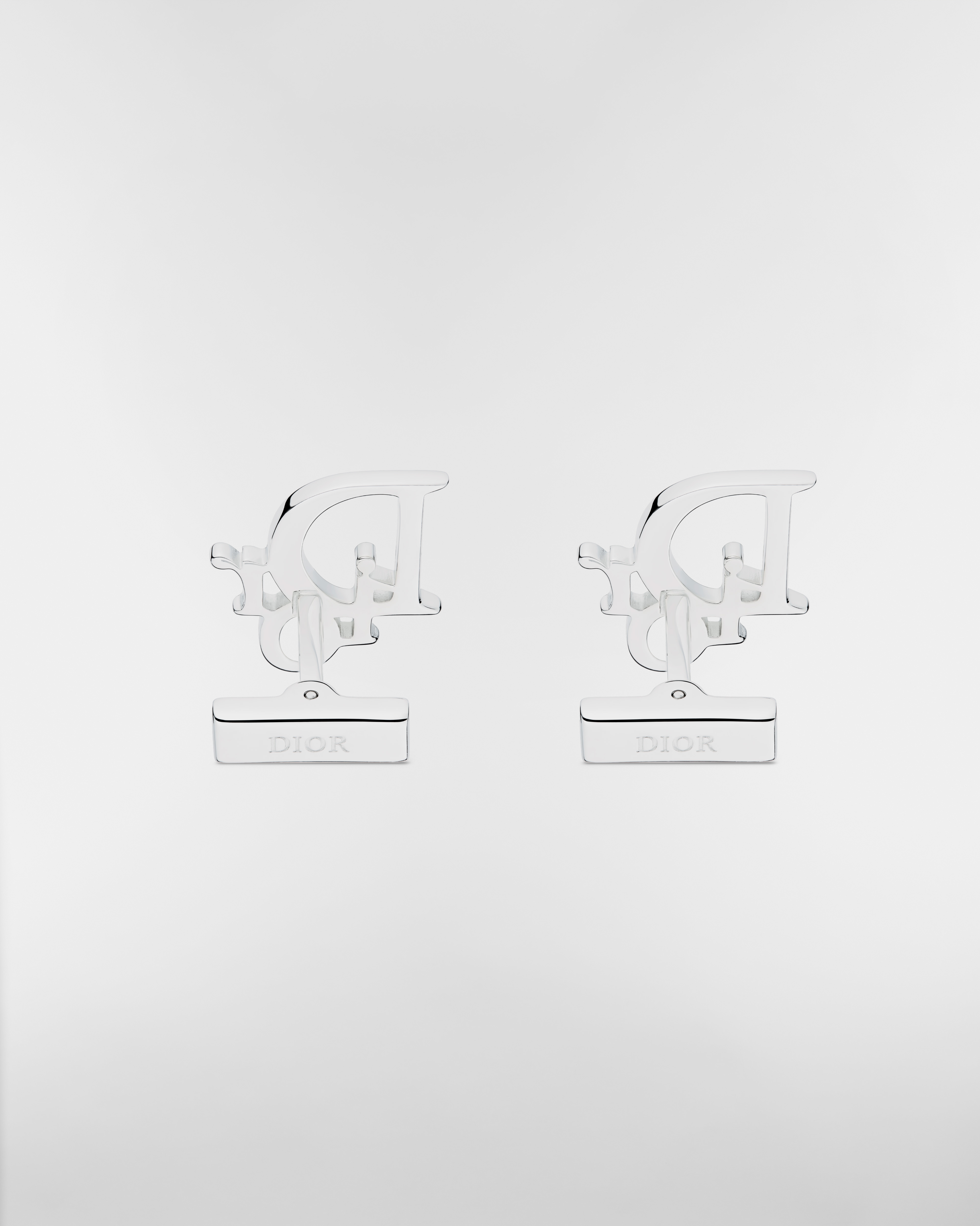 Dior Oblique Cufflinks Silver E06
