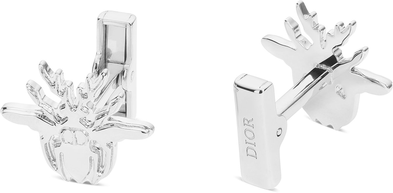 DIOR | BEE カフスボタン シルバー