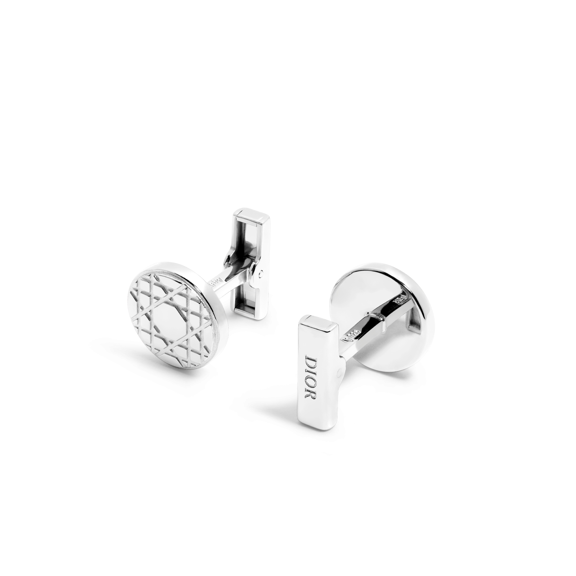 Dior Icons Cannage Cufflinks Silver E03