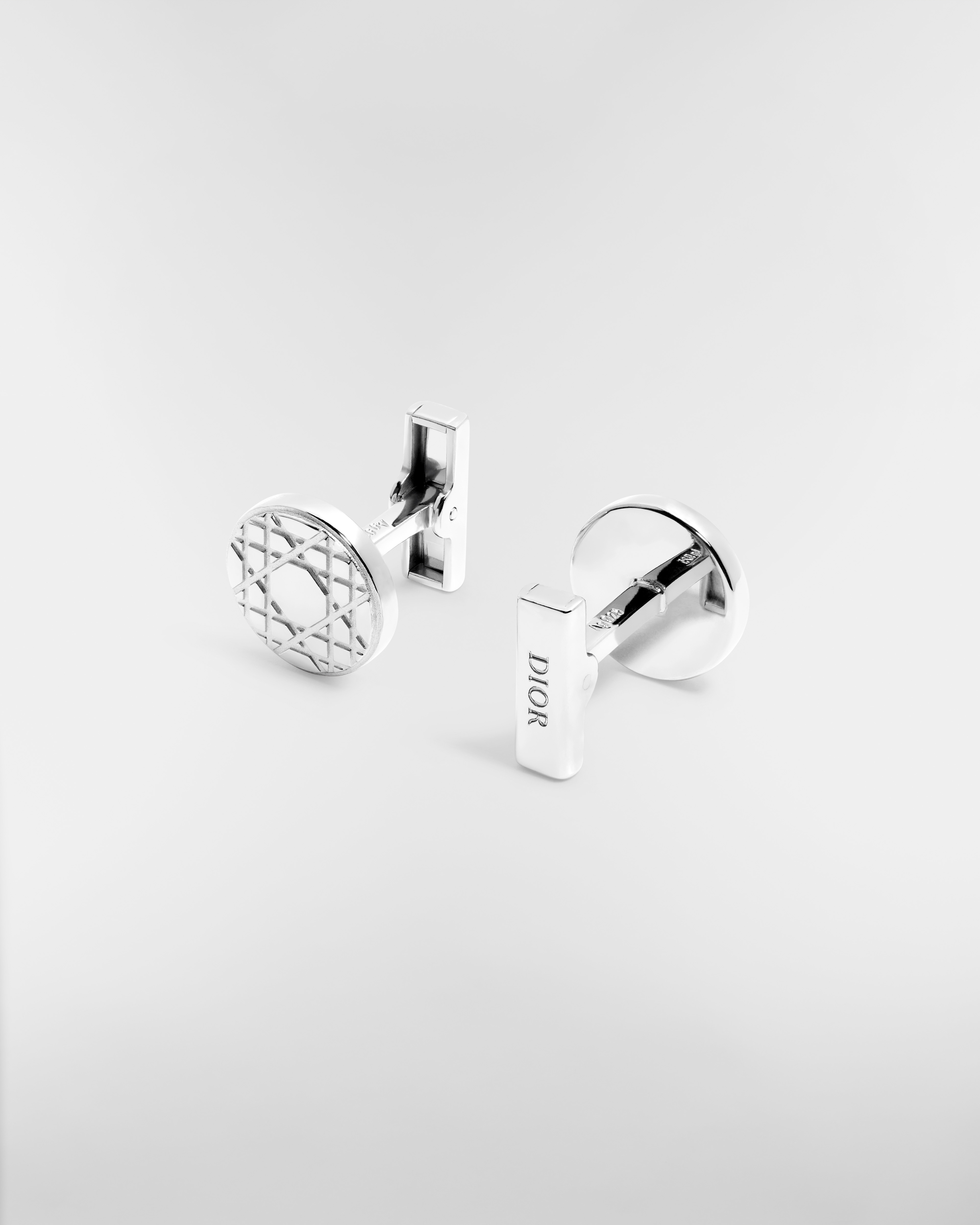 Dior Icons Cannage Cufflinks Silver E03