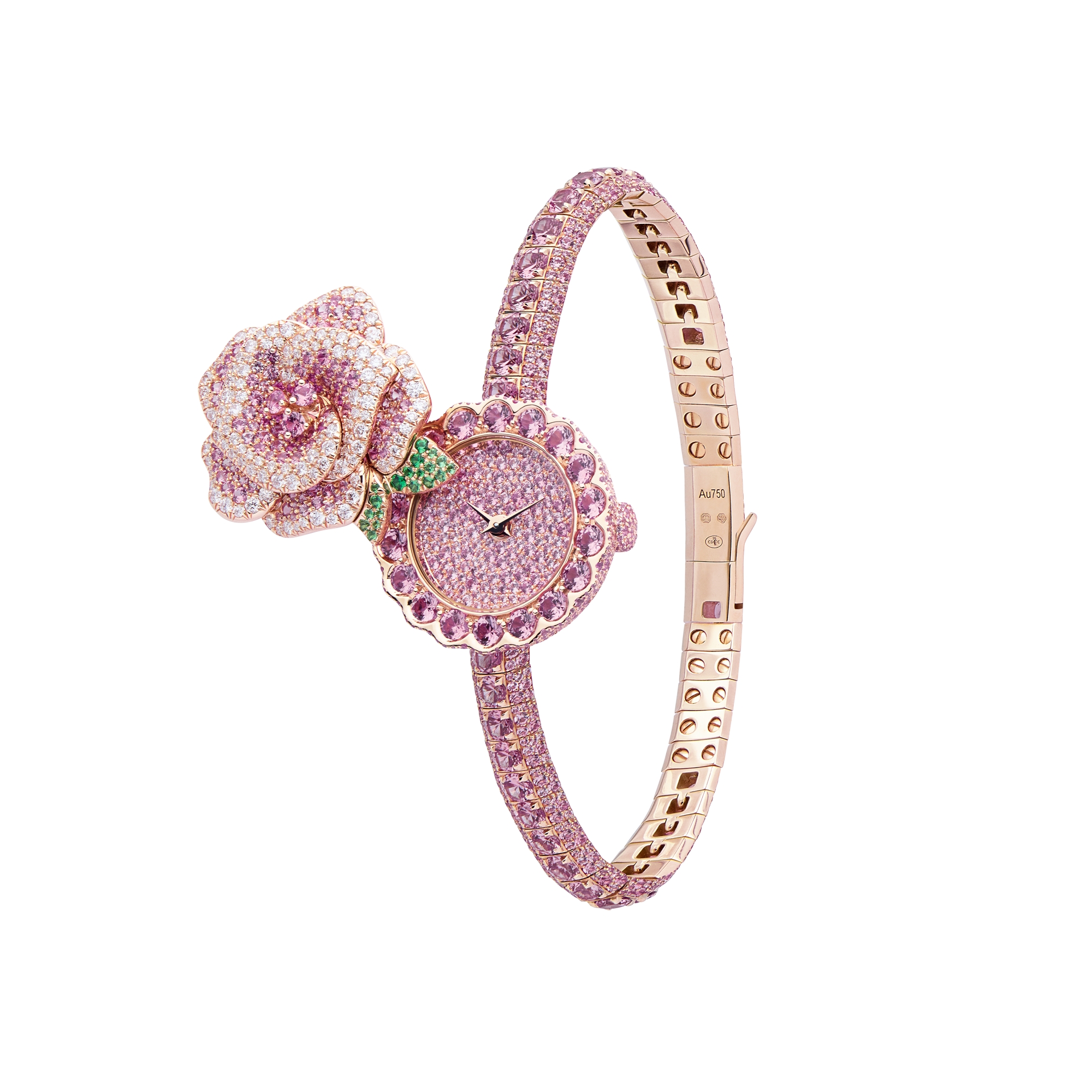 La D de Dior Précieuse à Secret Rose Ø 21 MM, Quartz Movement E11