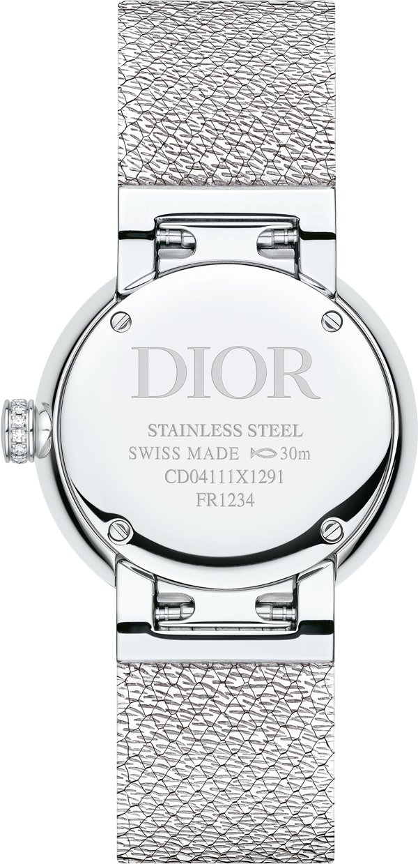 La D de Dior Satine Unfolded view
