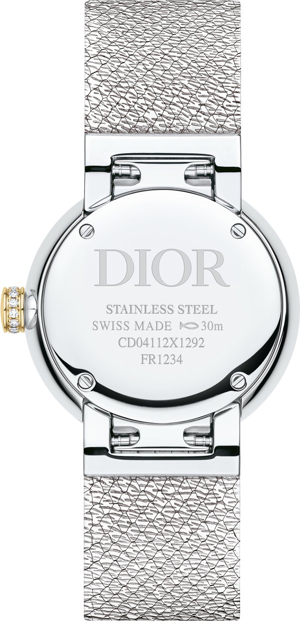 La D de Dior Satine Unfolded view