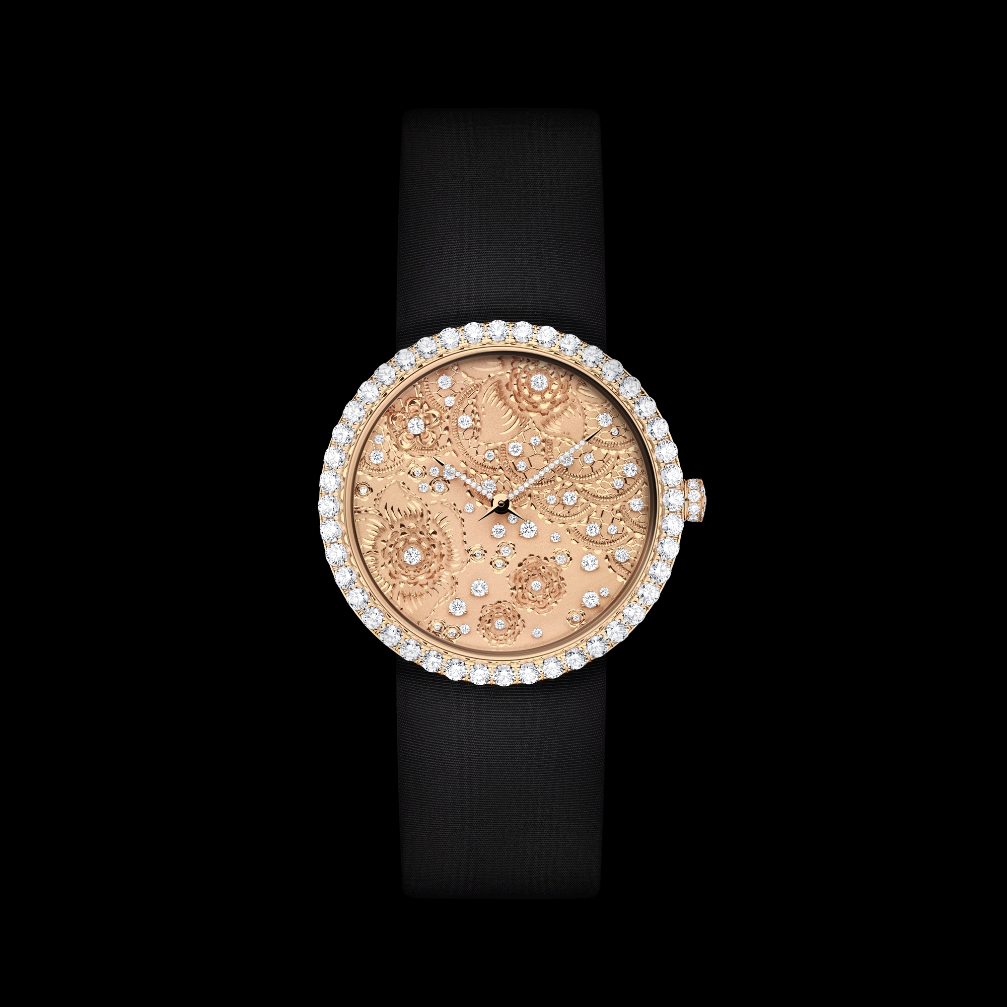 La D de Dior Dentelle Ø 38 mm, Quarzwerk E01