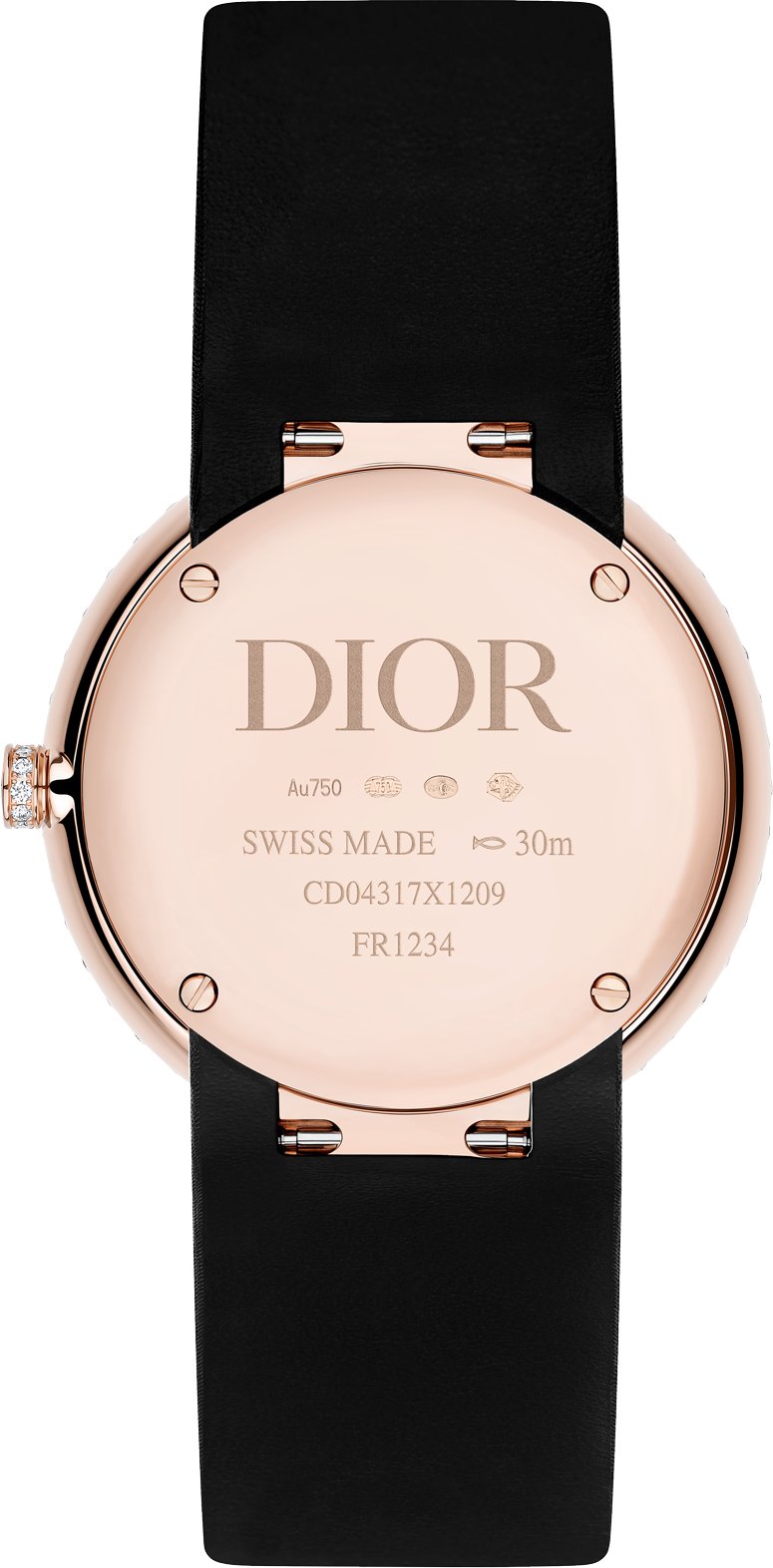 La D de Dior Rose Couture Unfolded view