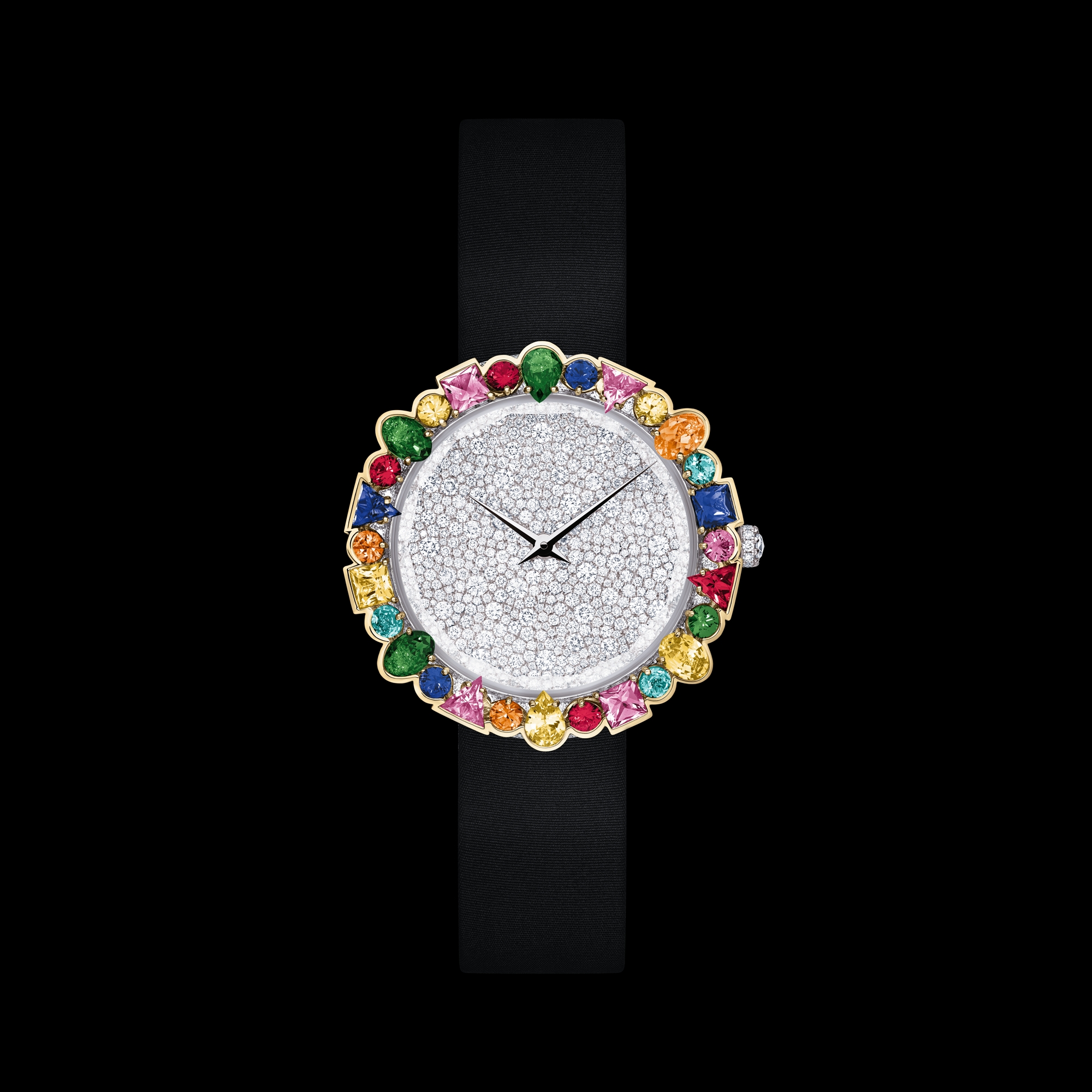 La D de Dior Cocotte Ø38 mm, mouvement quartz E01